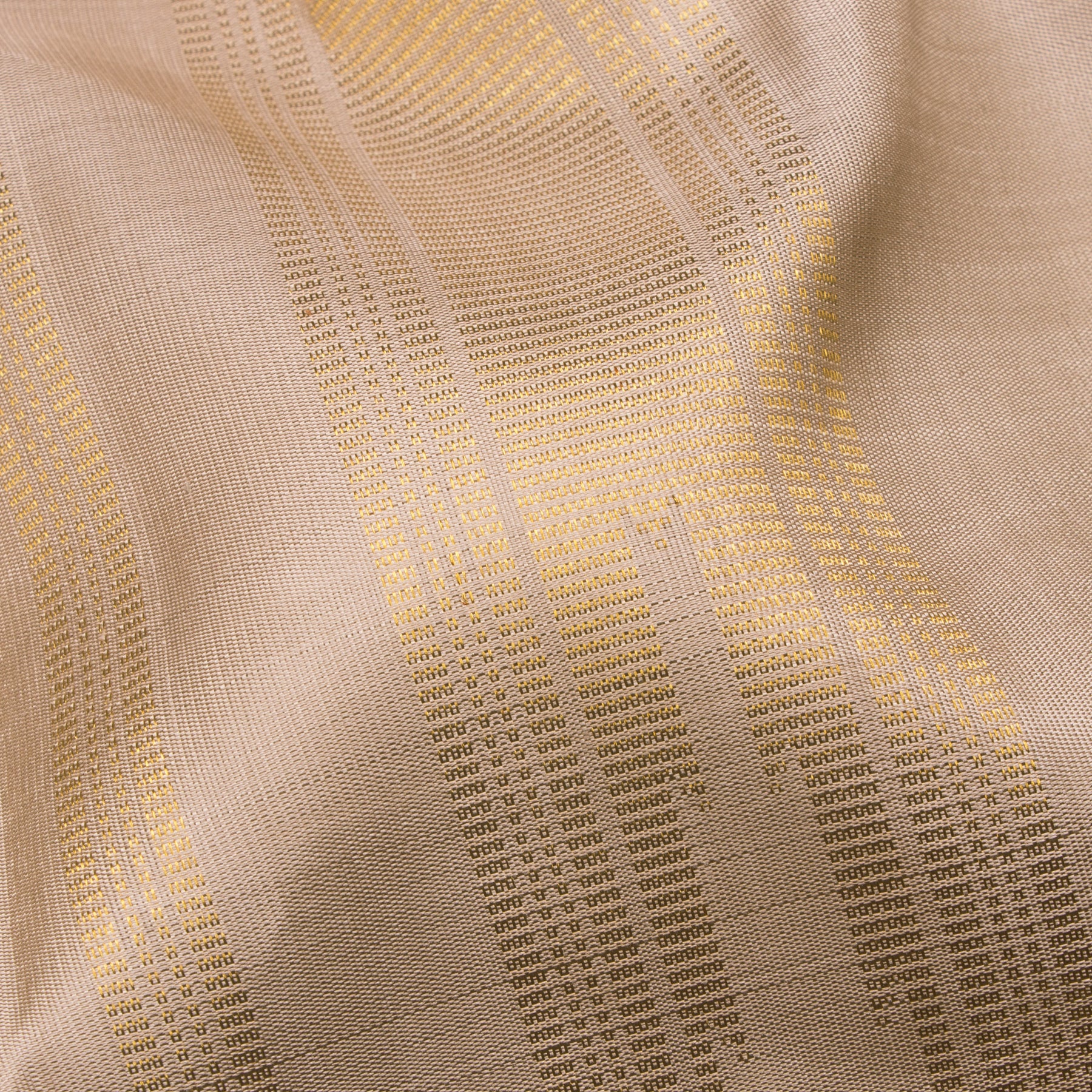 Kanakavalli Kanjivaram Silk Angavastram CO-ORD 25-109-AF001-05443 - Detailed Fabric View