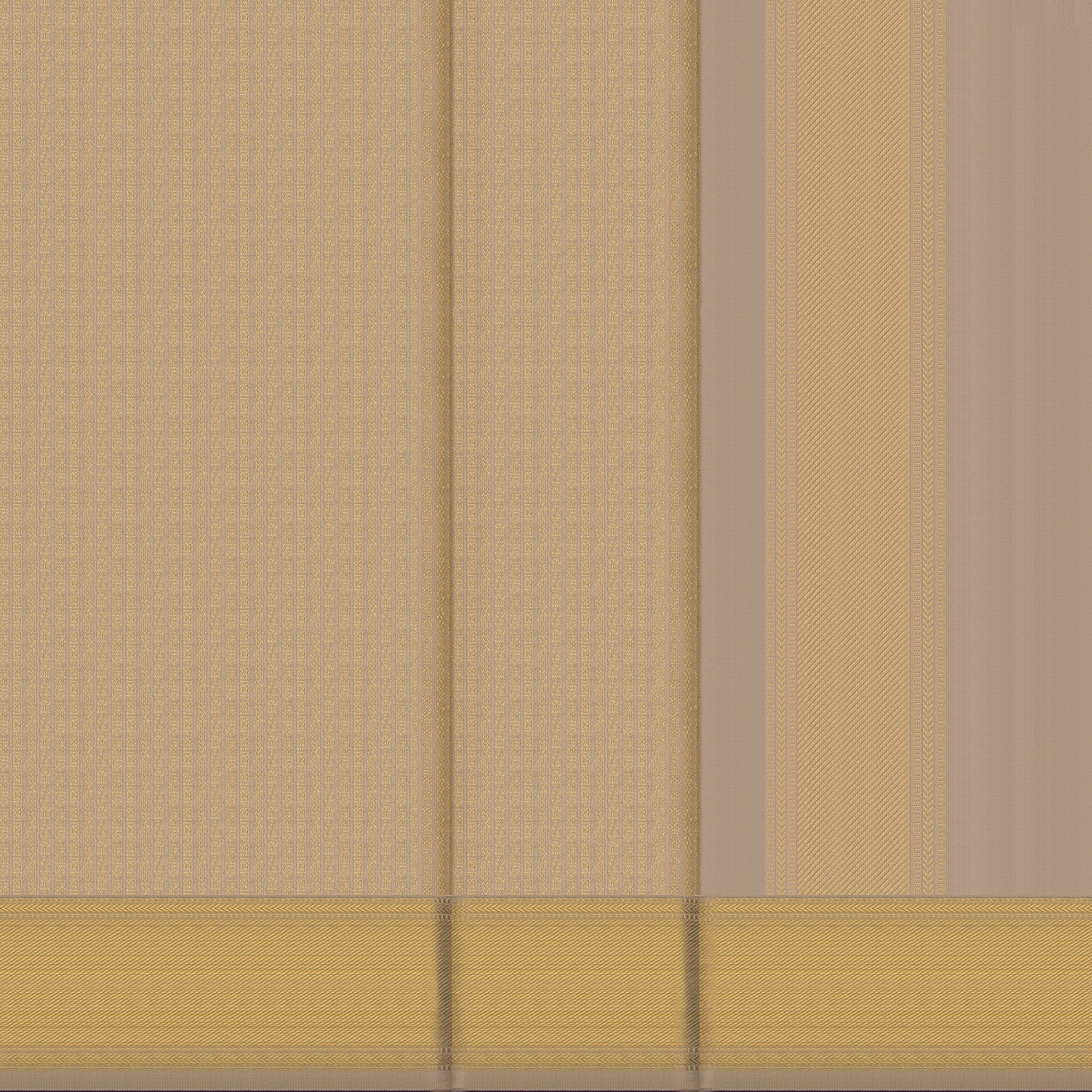 Kanakavalli Kanjivaram Silk Angavastram CO-ORD 25-109-AF001-05916 - Double Pleated View