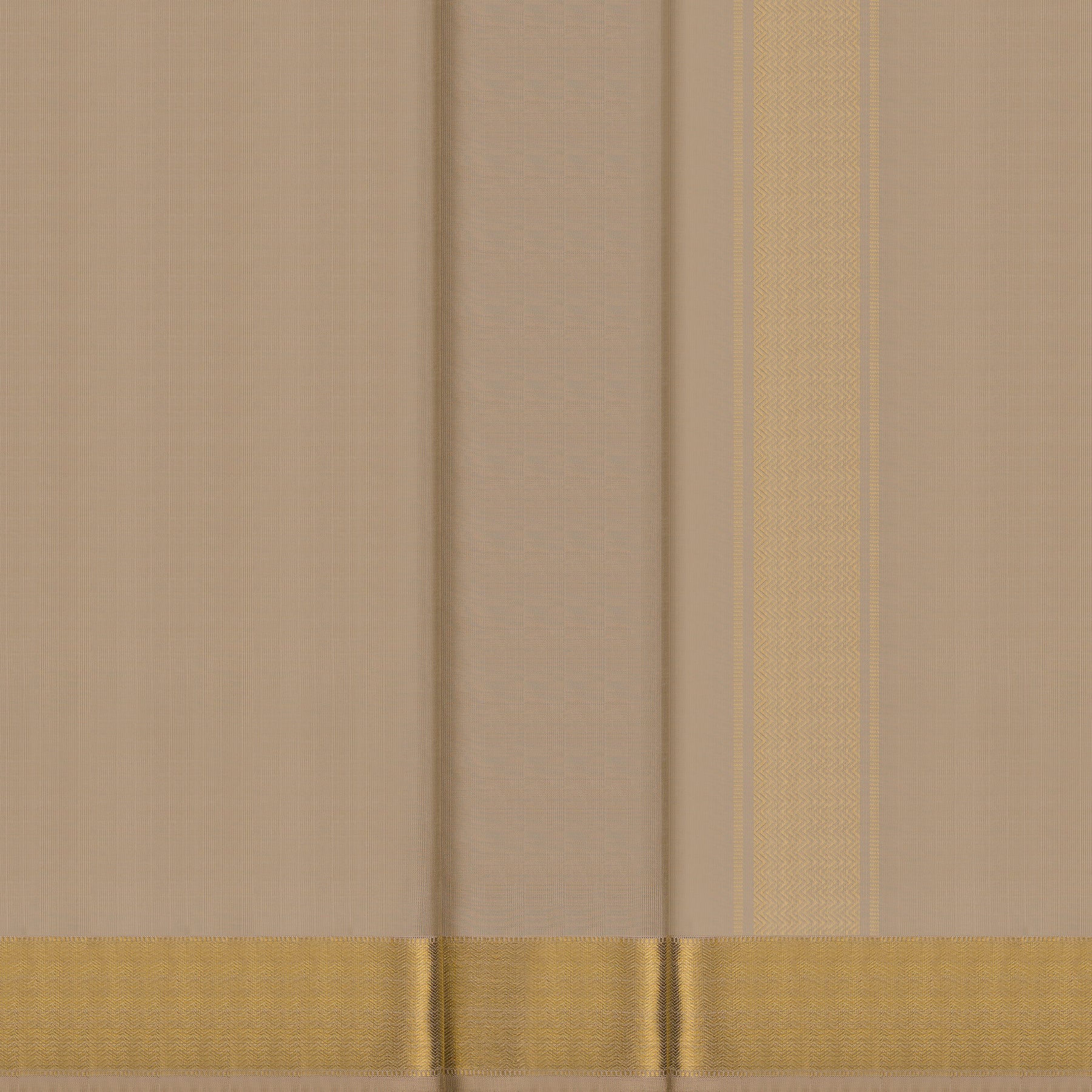 Kanakavalli Kanjivaram Silk Angavastram CO-ORD 25-109-AF001-05921 - Double Pleated View