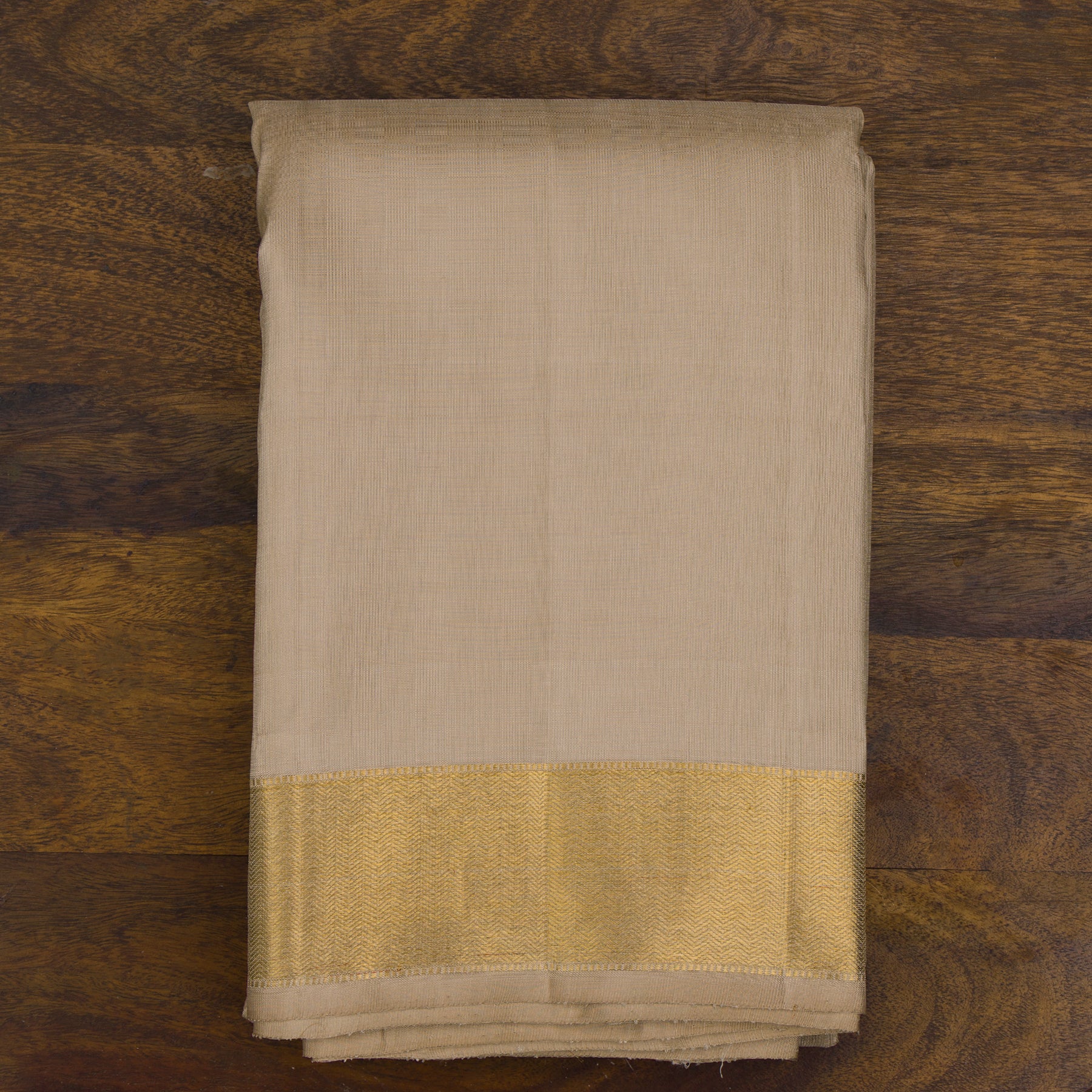 Kanakavalli Kanjivaram Silk Angavastram CO-ORD 25-109-AF001-05921 - Folded View