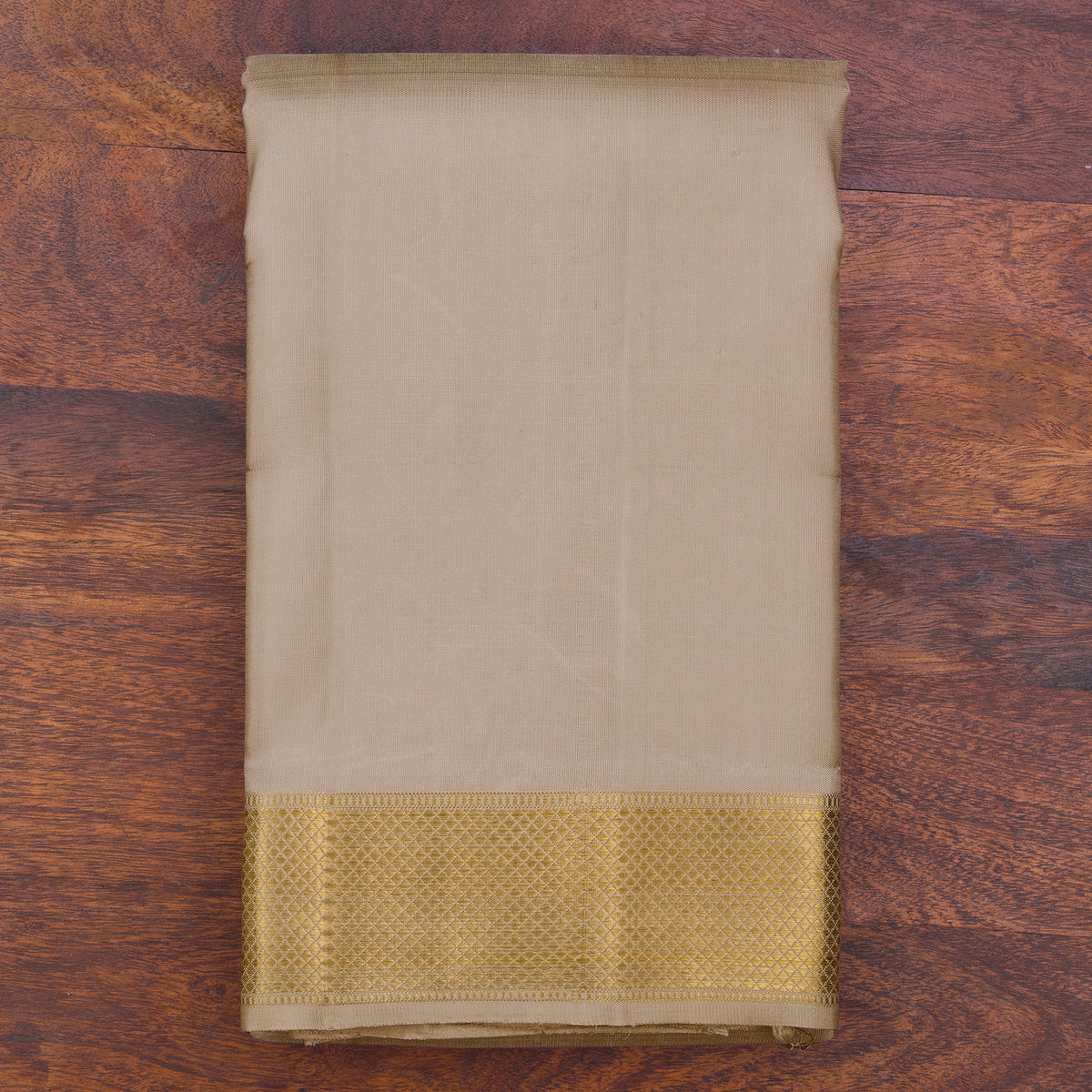 Kanakavalli Kanjivaram Silk Angavastram CO-ORD 25-109-AF001-09709 - Folded View