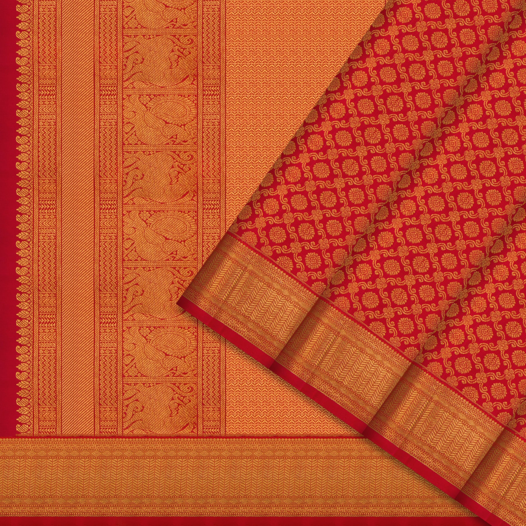 Kanakavalli Kanjivaram Silk Sari 25-109-HS001-03519 - Cover View