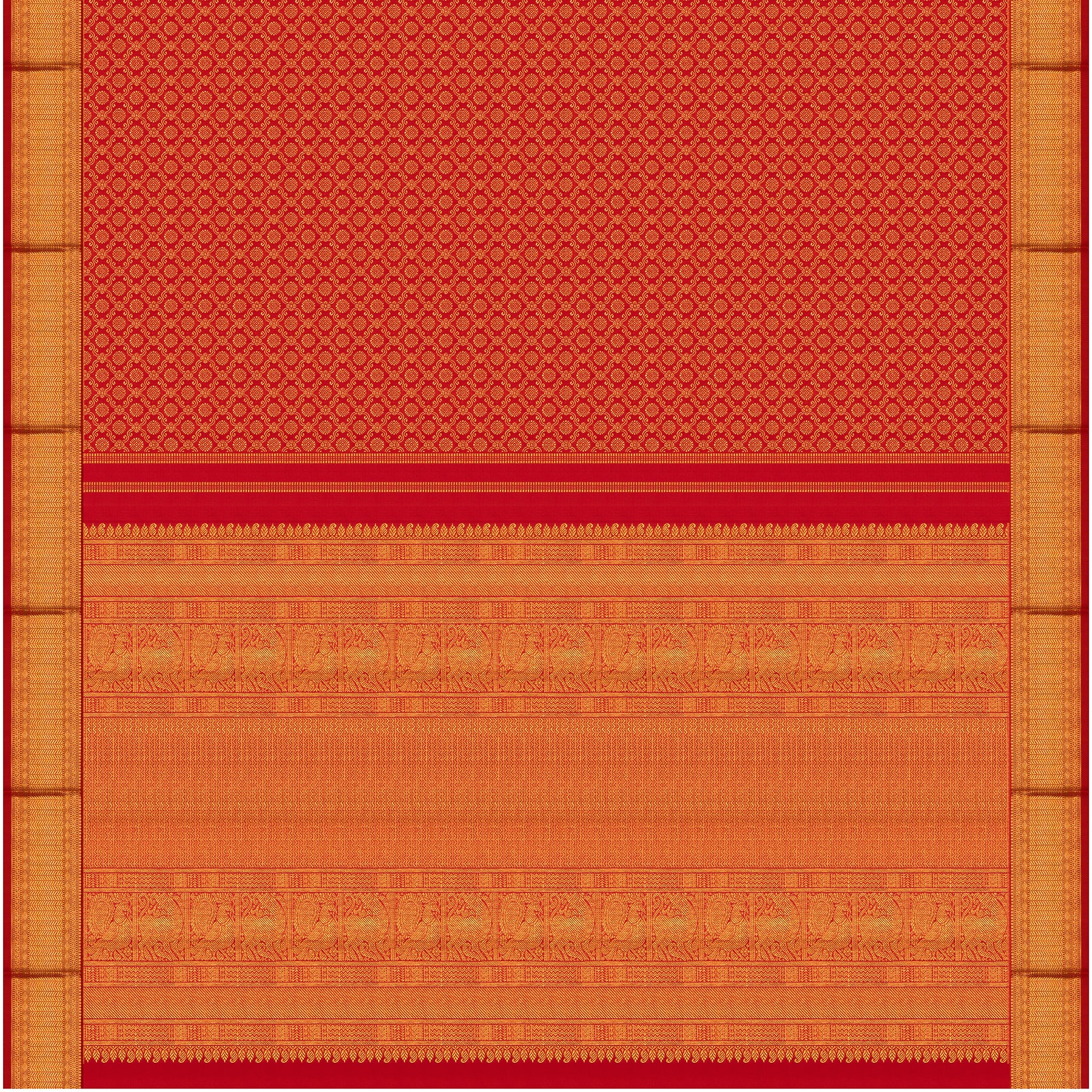 Kanakavalli Kanjivaram Silk Sari 25-109-HS001-03519 - Full View