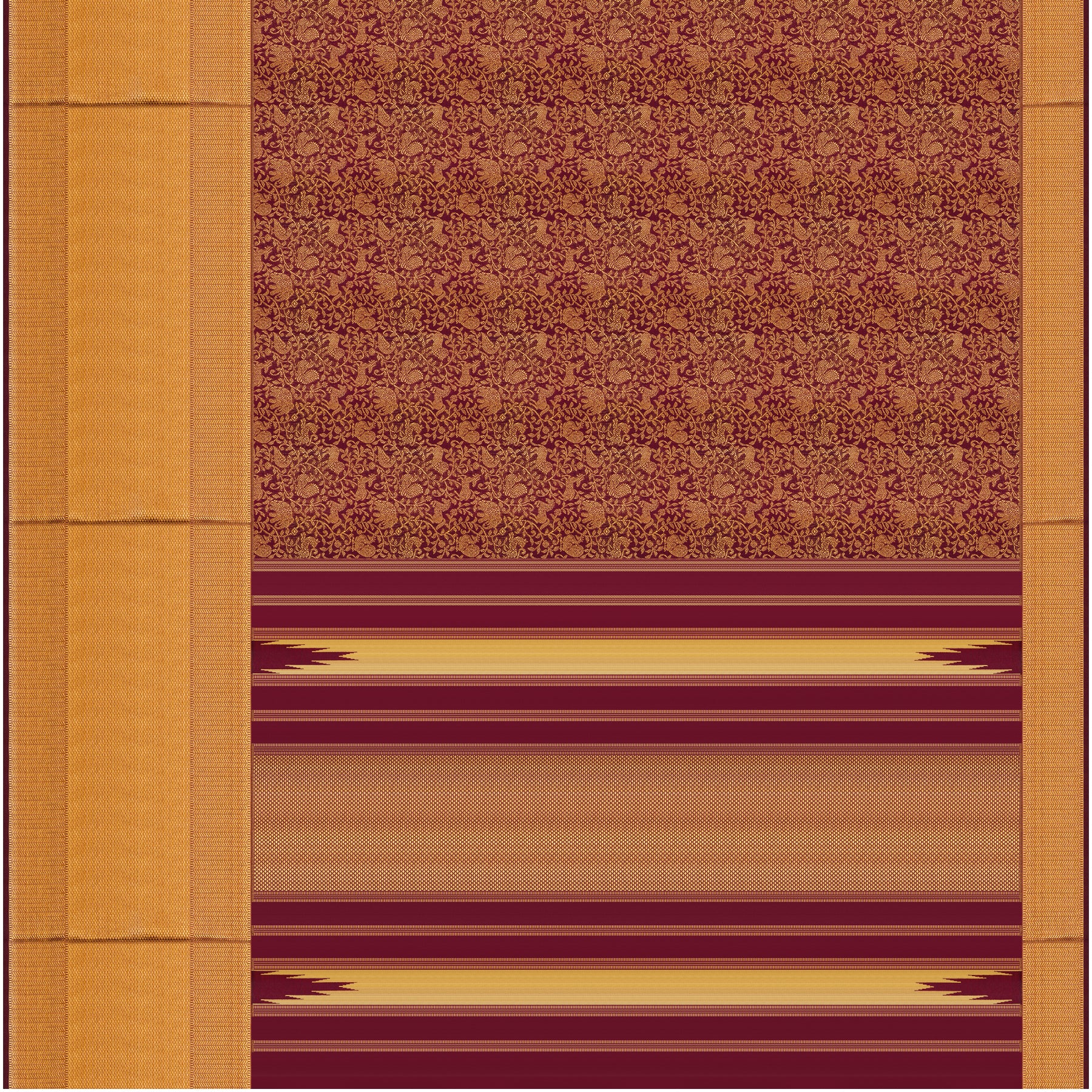 Kanakavalli Kanjivaram Silk Sari 25-109-HS001-09569 - Full View