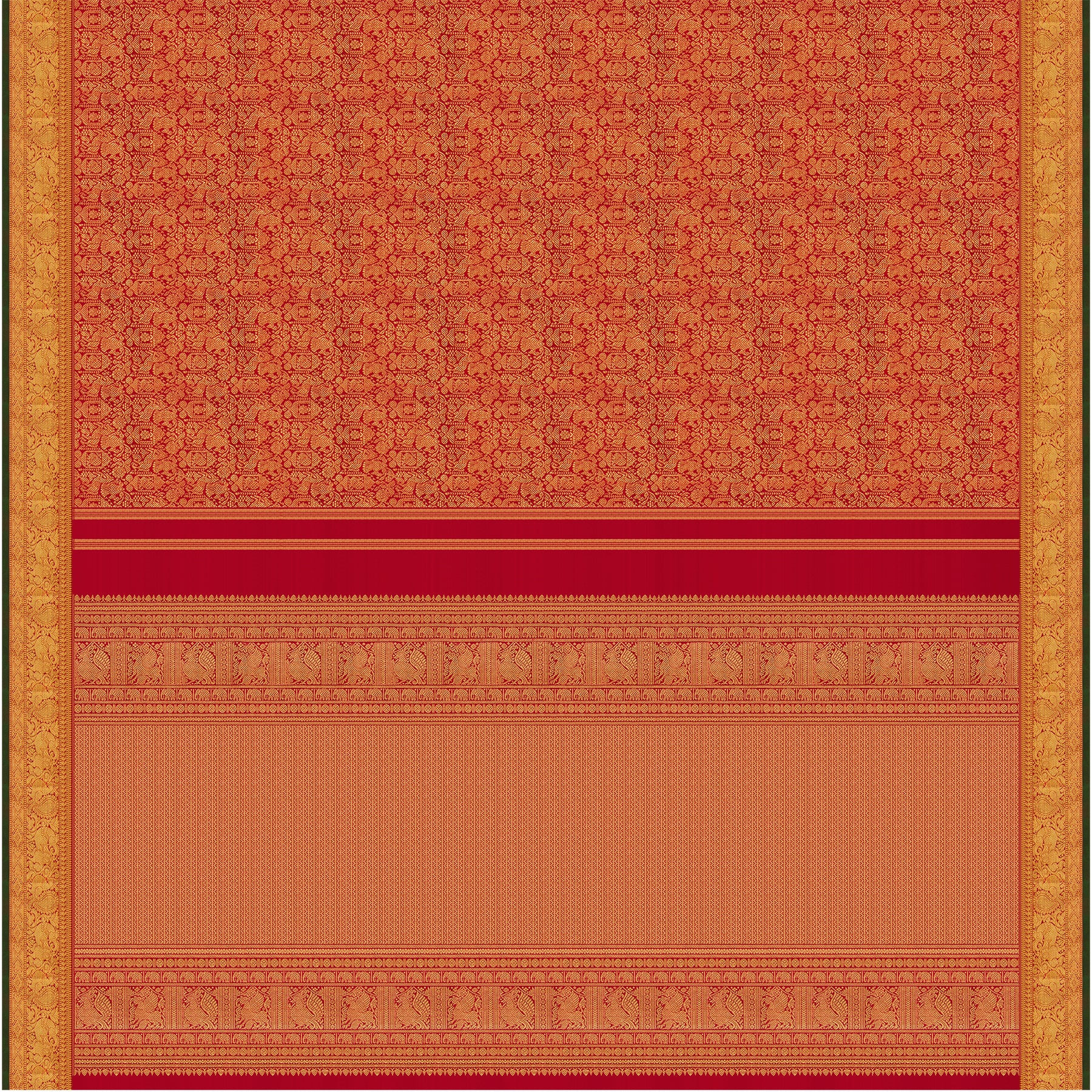 Kanakavalli Kanjivaram Silk Sari 25-109-HS001-09573 - Full View