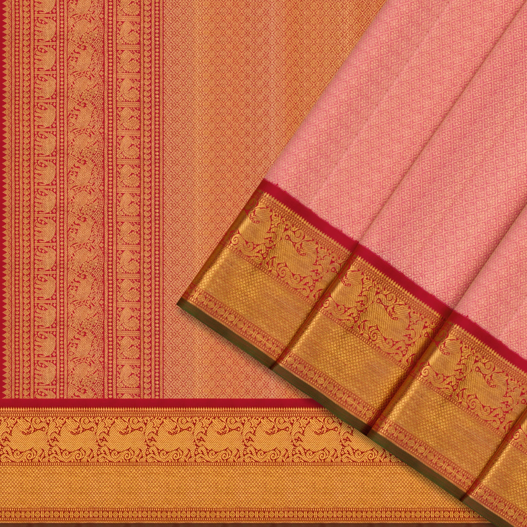 Kanakavalli Kanjivaram Silk Sari 25-109-HS001-09589 - Cover View