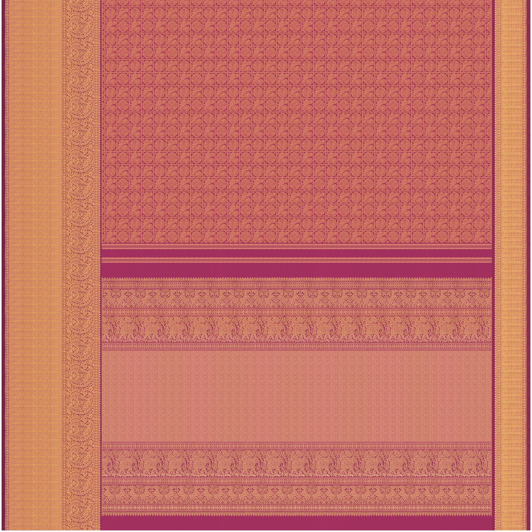 Kanakavalli Kanjivaram Silk Sari 25-109-HS001-09592 - Full View