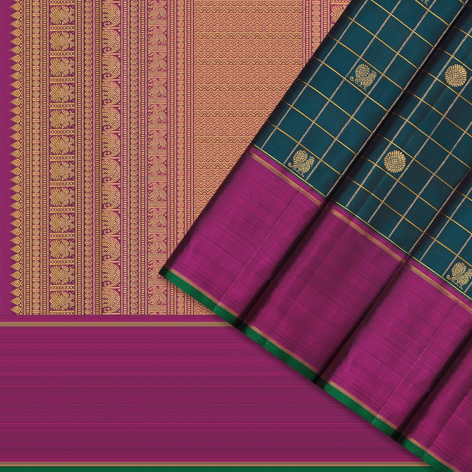 Kanakavalli Kanjivaram Silk Sari 25-109-HS001-09608 - Cover View