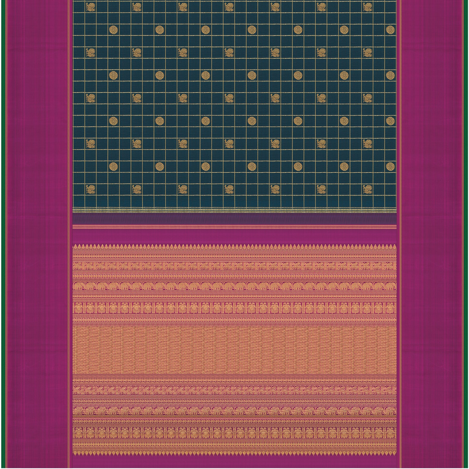 Kanakavalli Kanjivaram Silk Sari 25-109-HS001-09608 - Full View