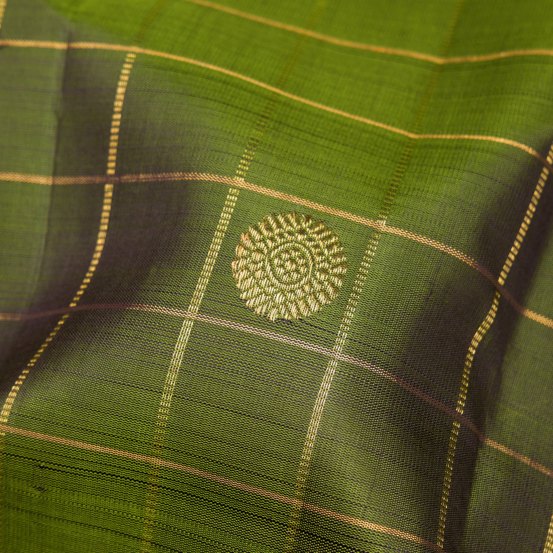 Kanakavalli Kanjivaram Silk Sari 25-109-HS001-09609 - Fabric View