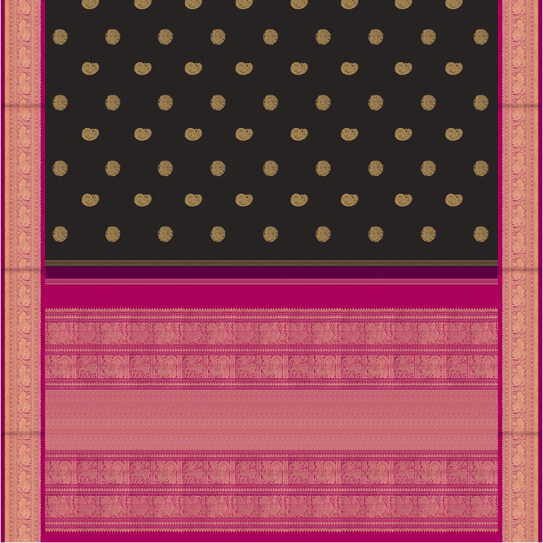 Kanakavalli Kanjivaram Silk Sari 25-109-HS001-09613 - Full View