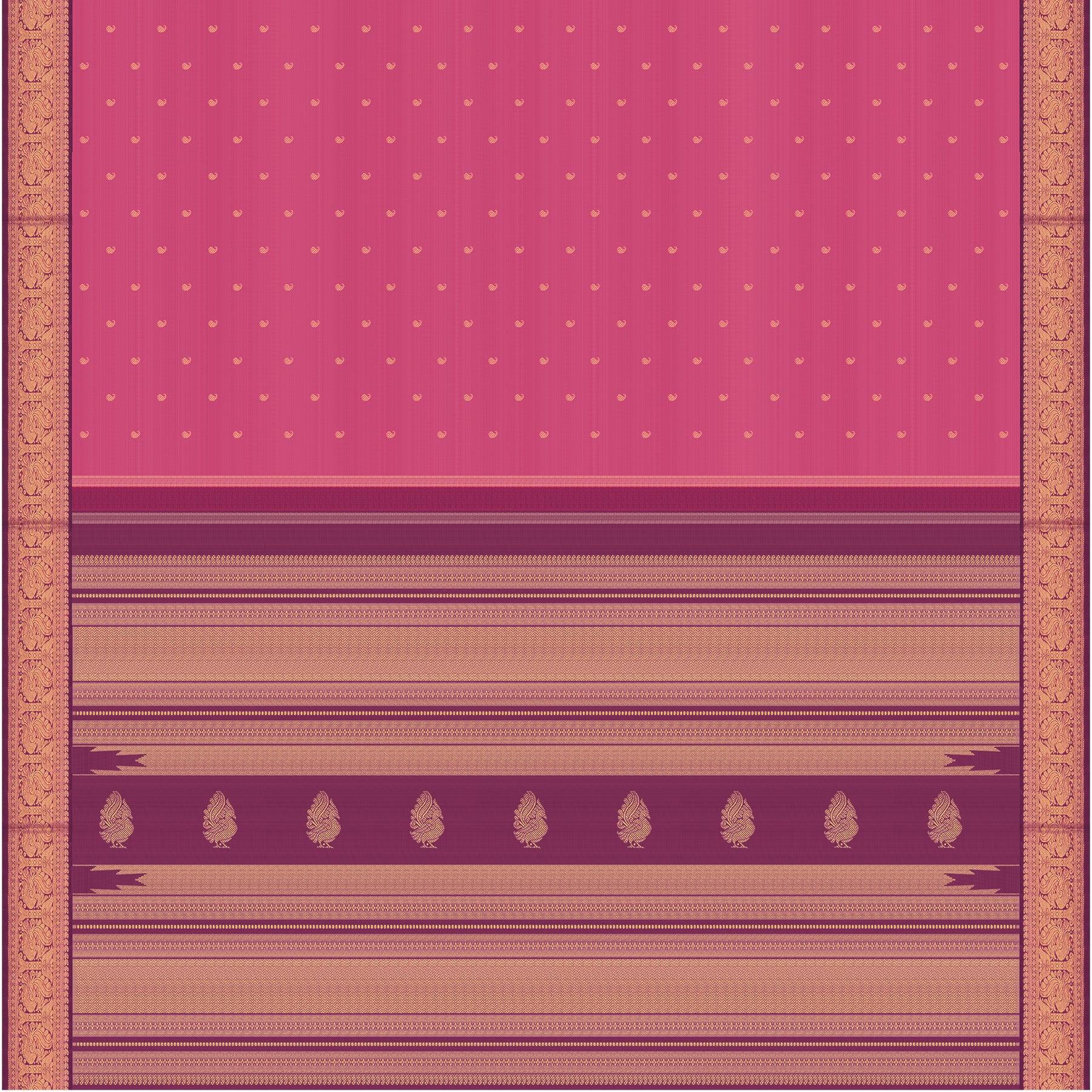 Kanakavalli Kanjivaram Silk Sari 25-109-HS001-09620 - Full View
