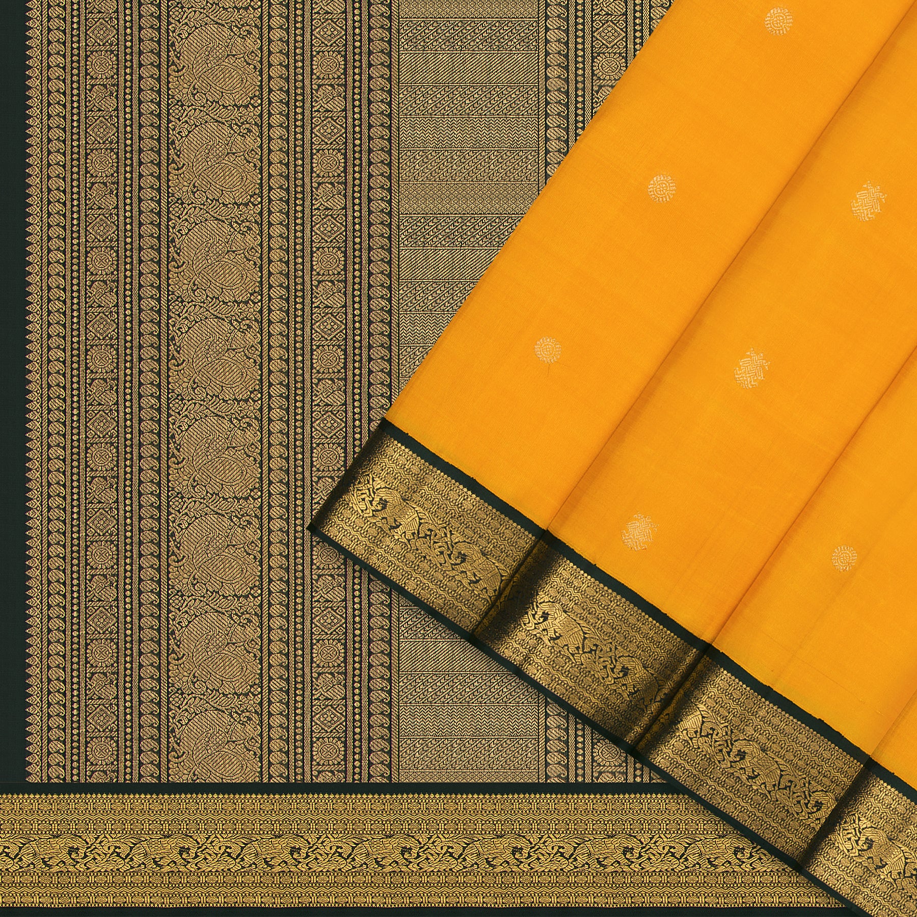 Kanakavalli Kanjivaram Silk Sari 25-109-HS001-09621 - Cover View