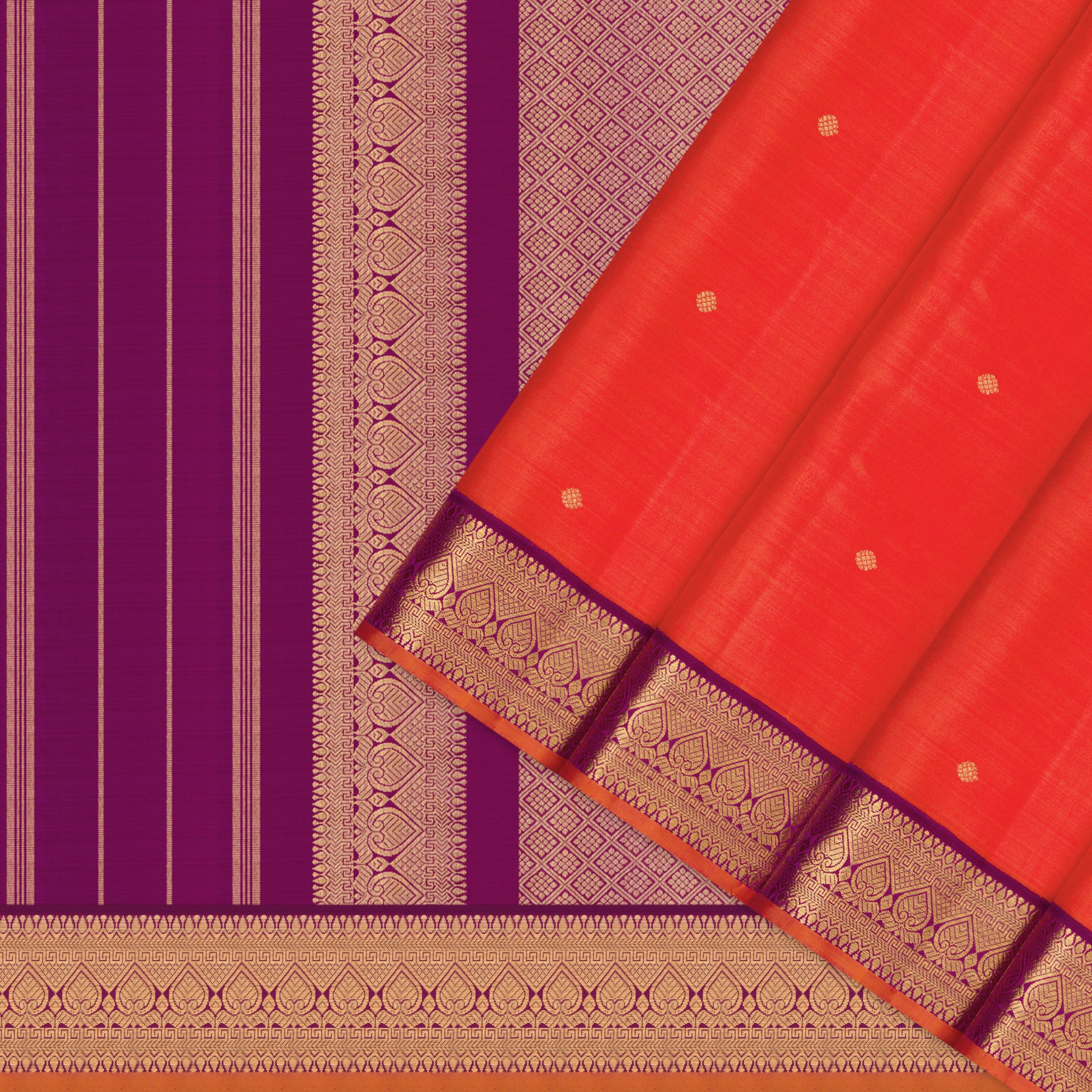 Kanakavalli Kanjivaram Silk Sari 25-109-HS001-09636 - Cover View