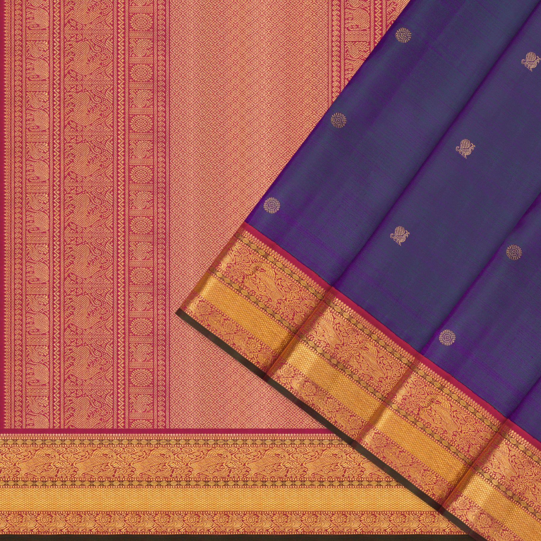 Kanakavalli Kanjivaram Silk Sari 25-109-HS001-09638