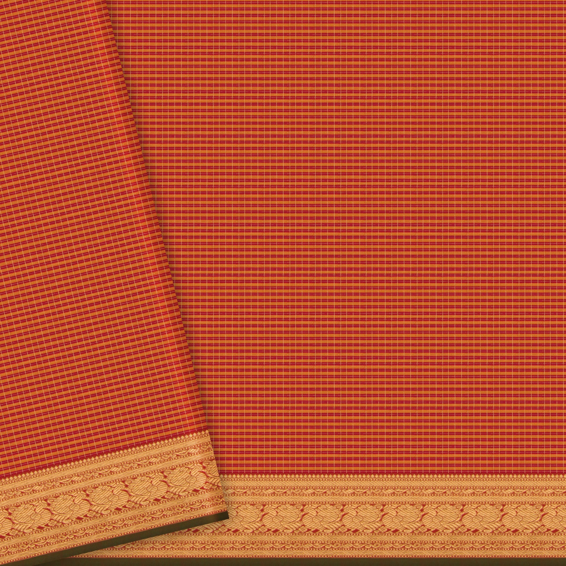 Kanakavalli Kanjivaram Silk Sari 25-109-HS001-09650 - Blouse View