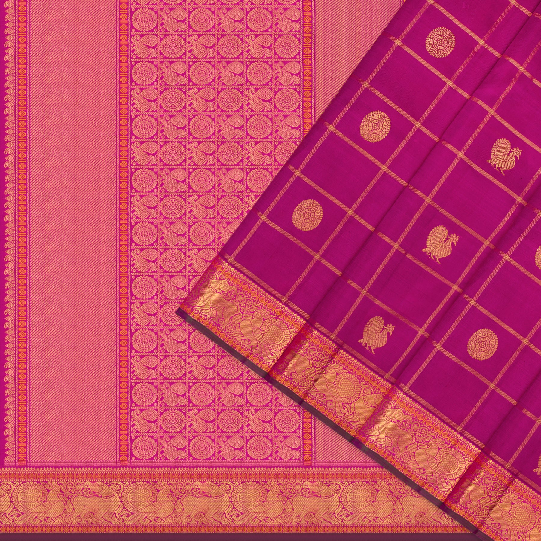 Kanakavalli Kanjivaram Silk Sari 25-109-HS001-09664 - Cover View