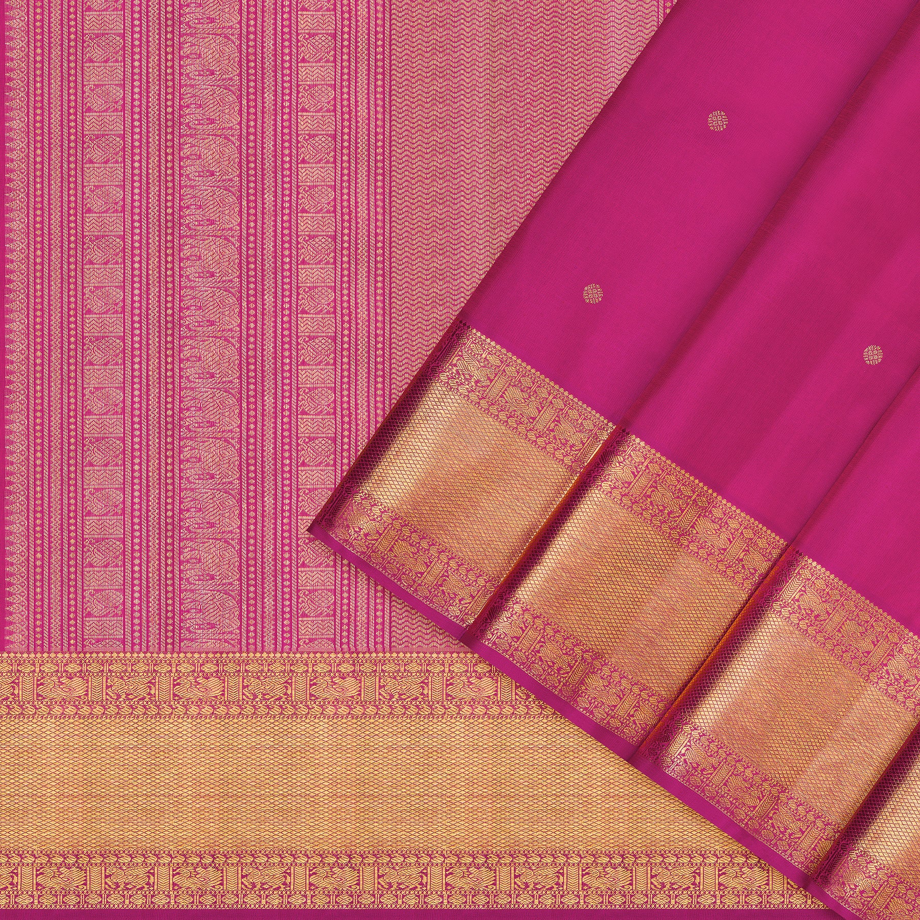 Kanakavalli Kanjivaram Silk Sari 25-109-HS001-09666 - Cover View