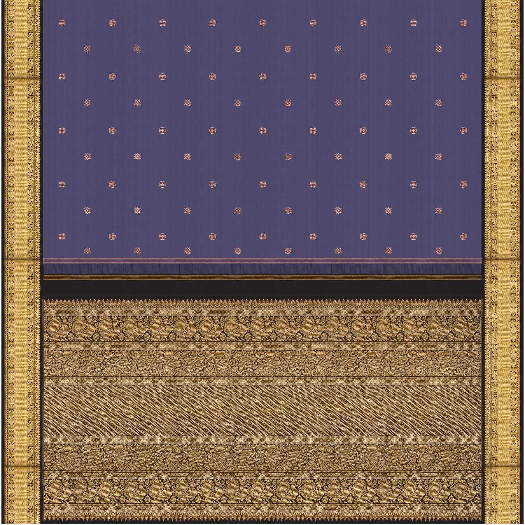 Kanakavalli Kanjivaram Silk Sari 25-109-HS001-09674 - Full View