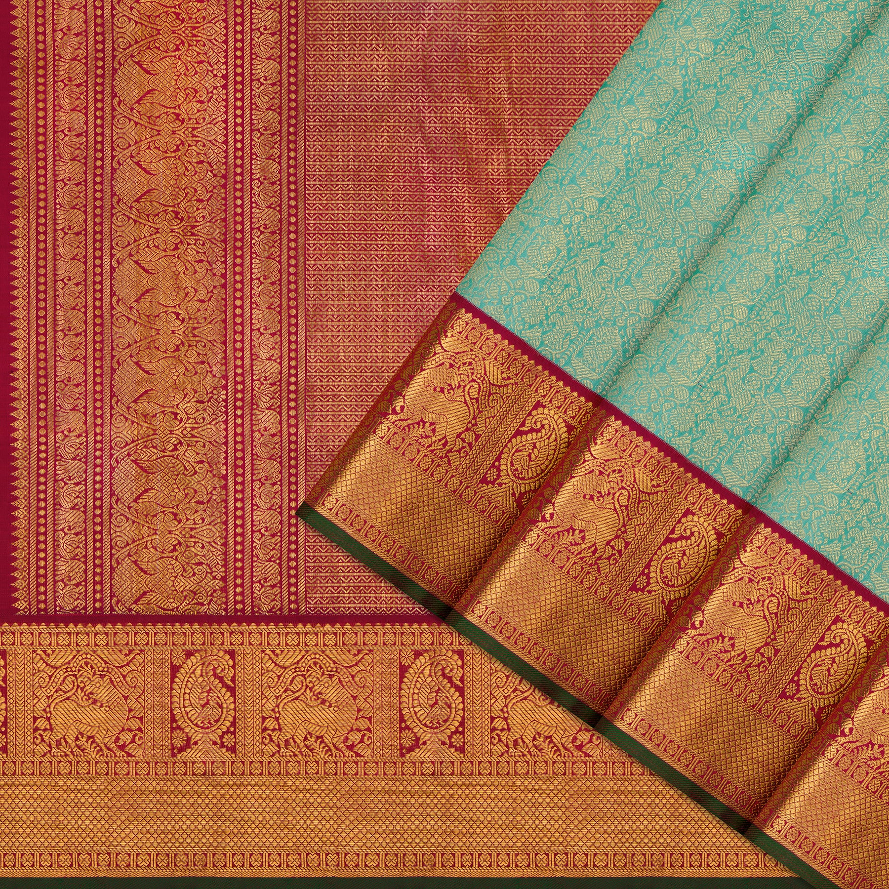Kanakavalli Kanjivaram Silk Sari 25-109-HS001-09687 - Cover View