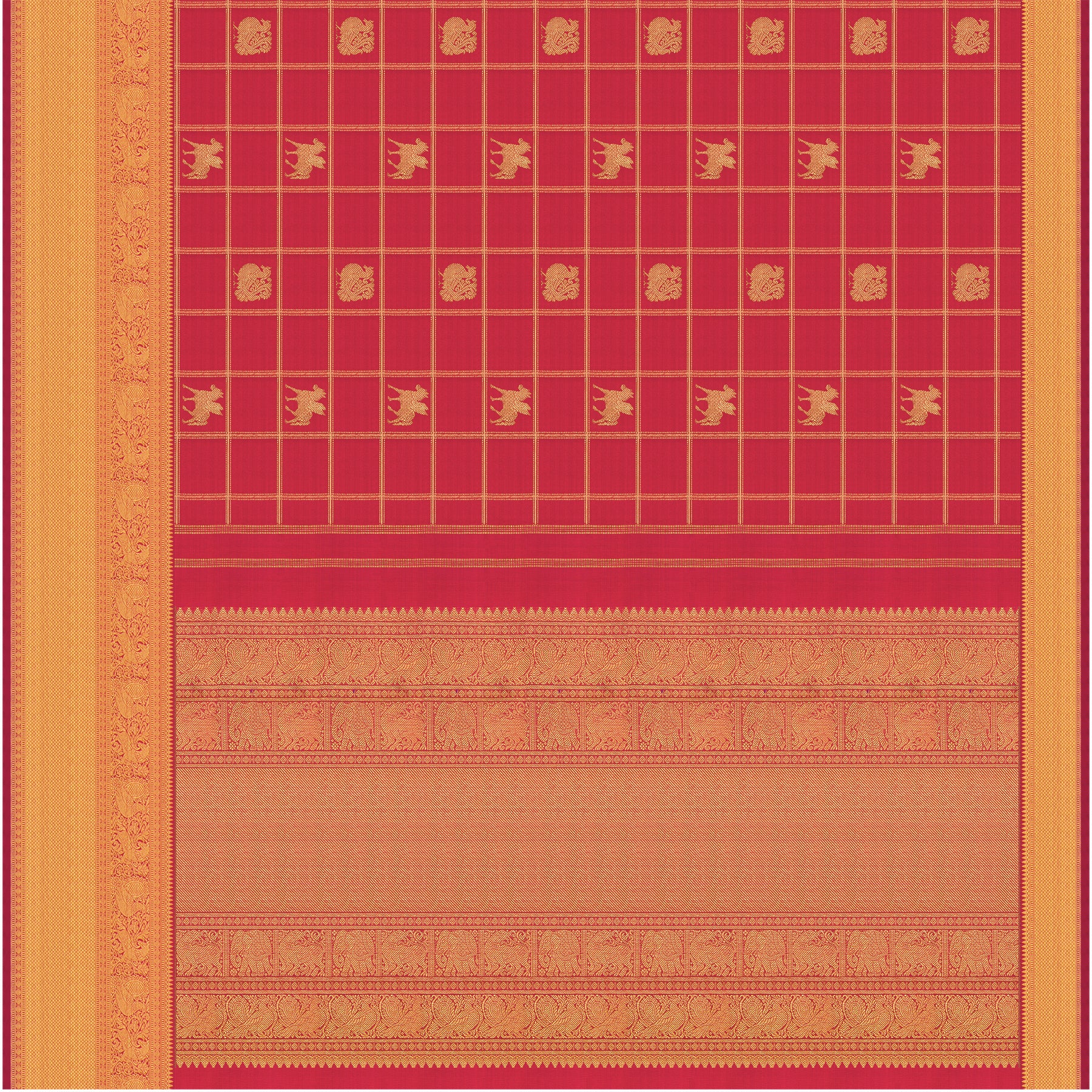 Kanakavalli Kanjivaram Silk Sari 25-109-HS001-09752 - Full View