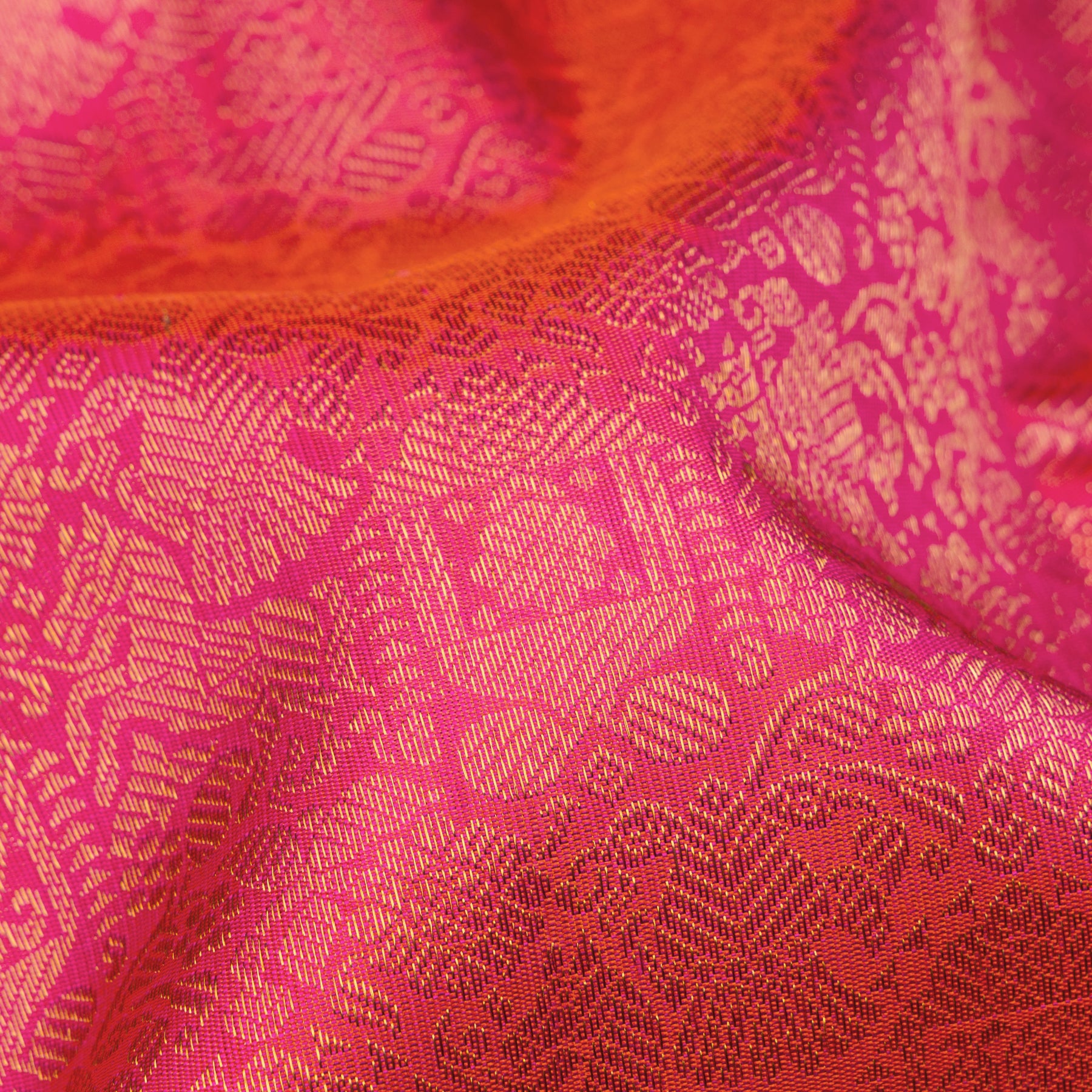 Kanakavalli Kanjivaram Silk Sari 25-109-HS001-09753 - Fabric View