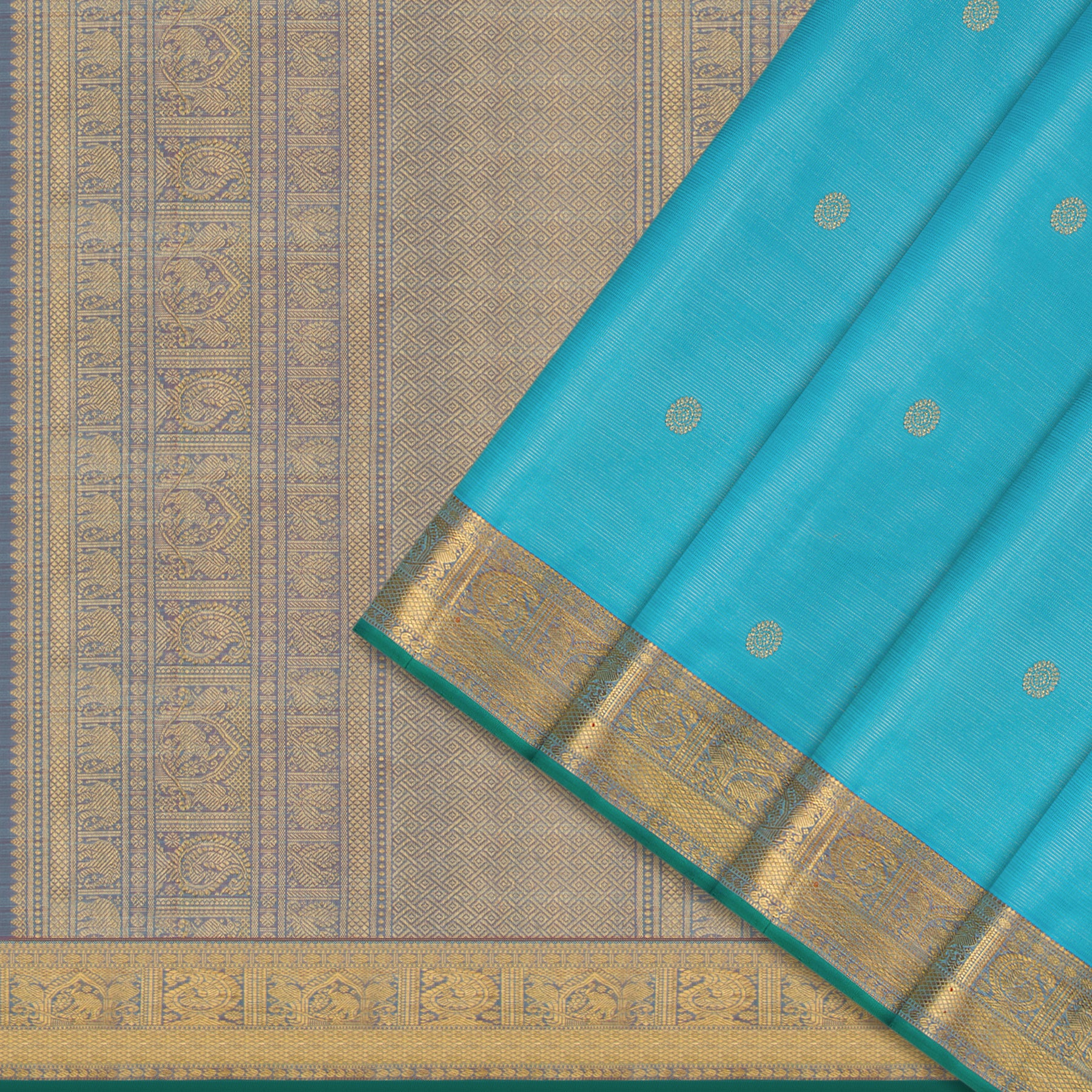 Kanakavalli Kanjivaram Silk Sari 25-109-HS001-09778 - Cover View