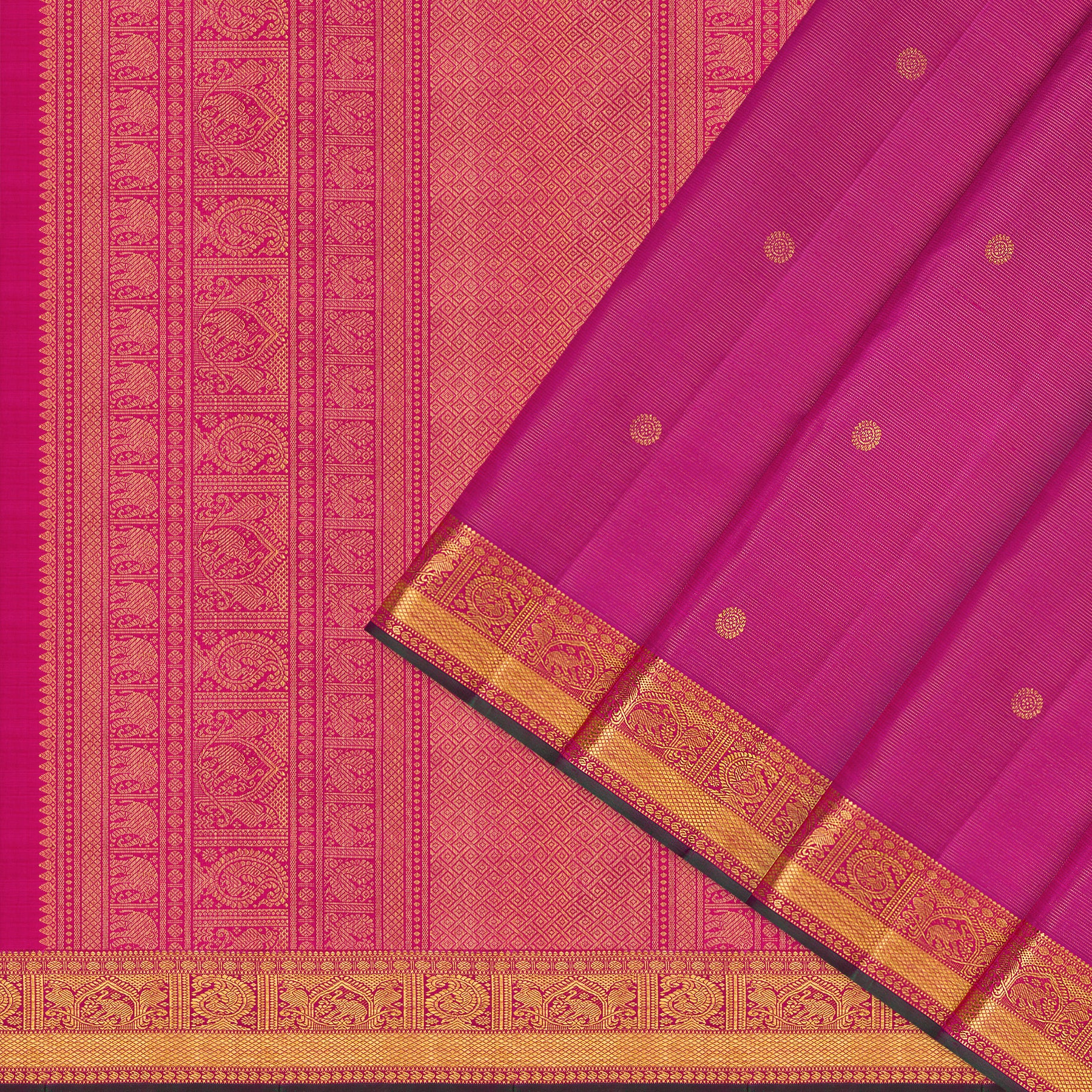 Kanakavalli Kanjivaram Silk Sari 25-109-HS001-09780 - Cover View