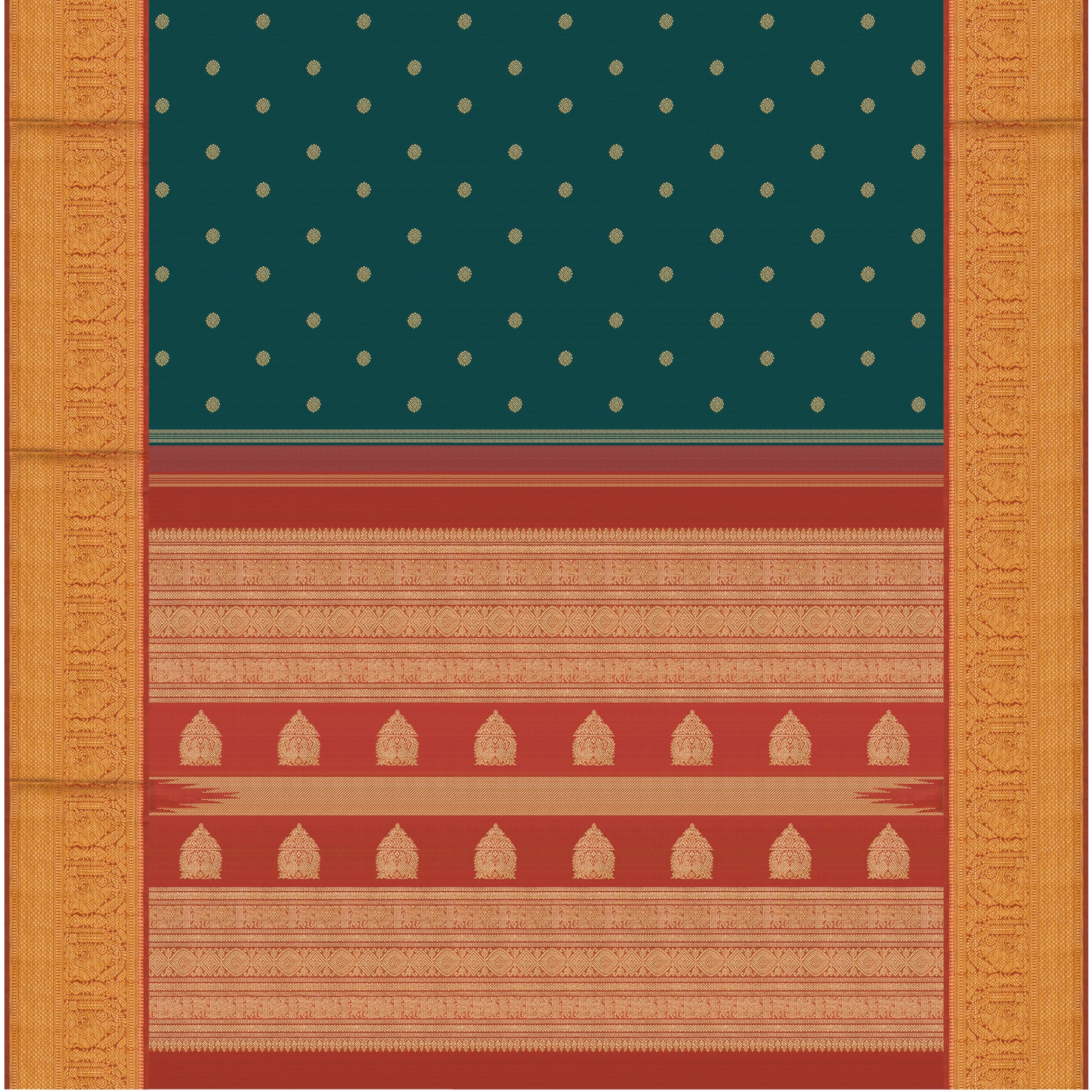 Kanakavalli Kanjivaram Silk Sari 25-109-HS001-09795 - Full View