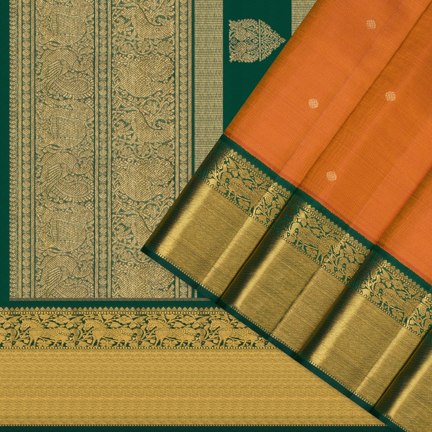 Kanakavalli Kanjivaram Silk Sari 25-109-HS001-09799 - Cover View