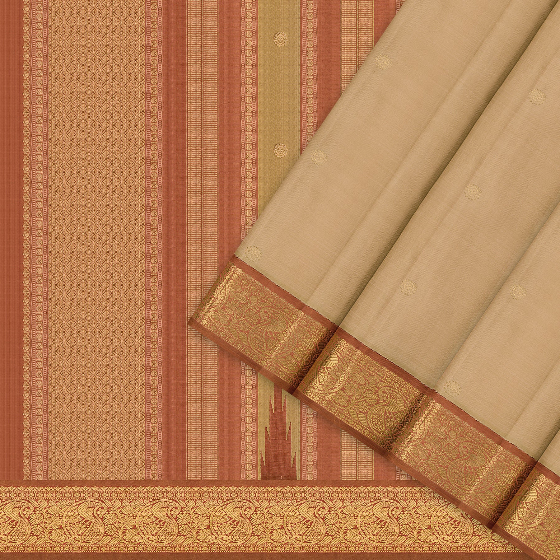 Kanakavalli Kanjivaram Silk Sari 25-109-HS001-09800 - Cover View