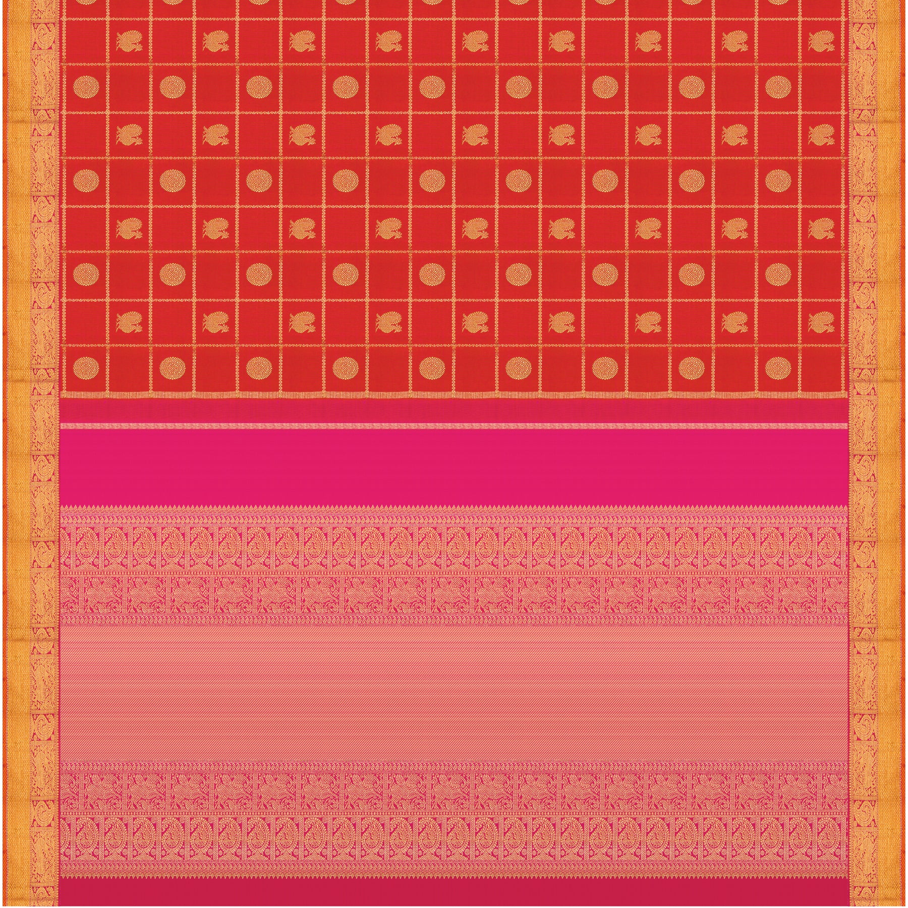 Kanakavalli Kanjivaram Silk Sari 25-109-HS001-09823 - Full View