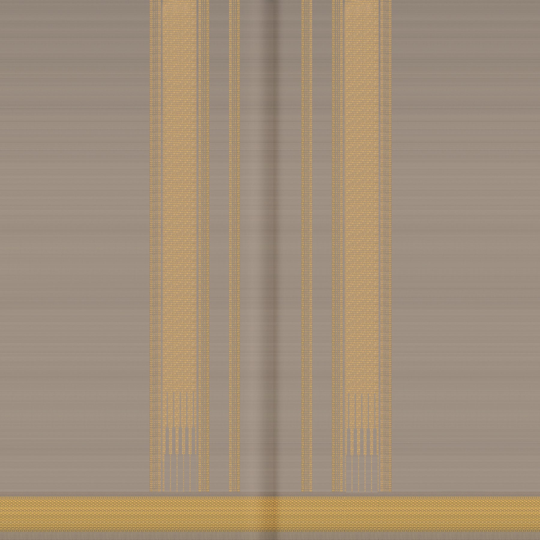 Kanakavalli Kanjivaram Silk Angavastram CO-ORD 25-110-AF001-00559 - Angavastram View