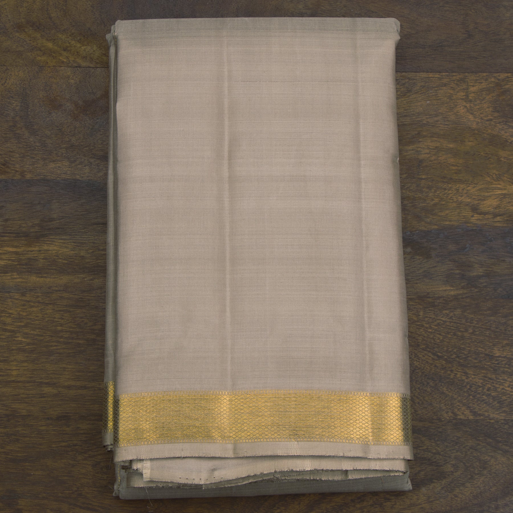 Kanakavalli Kanjivaram Silk Angavastram CO-ORD 25-110-AF001-00559 - Folded View