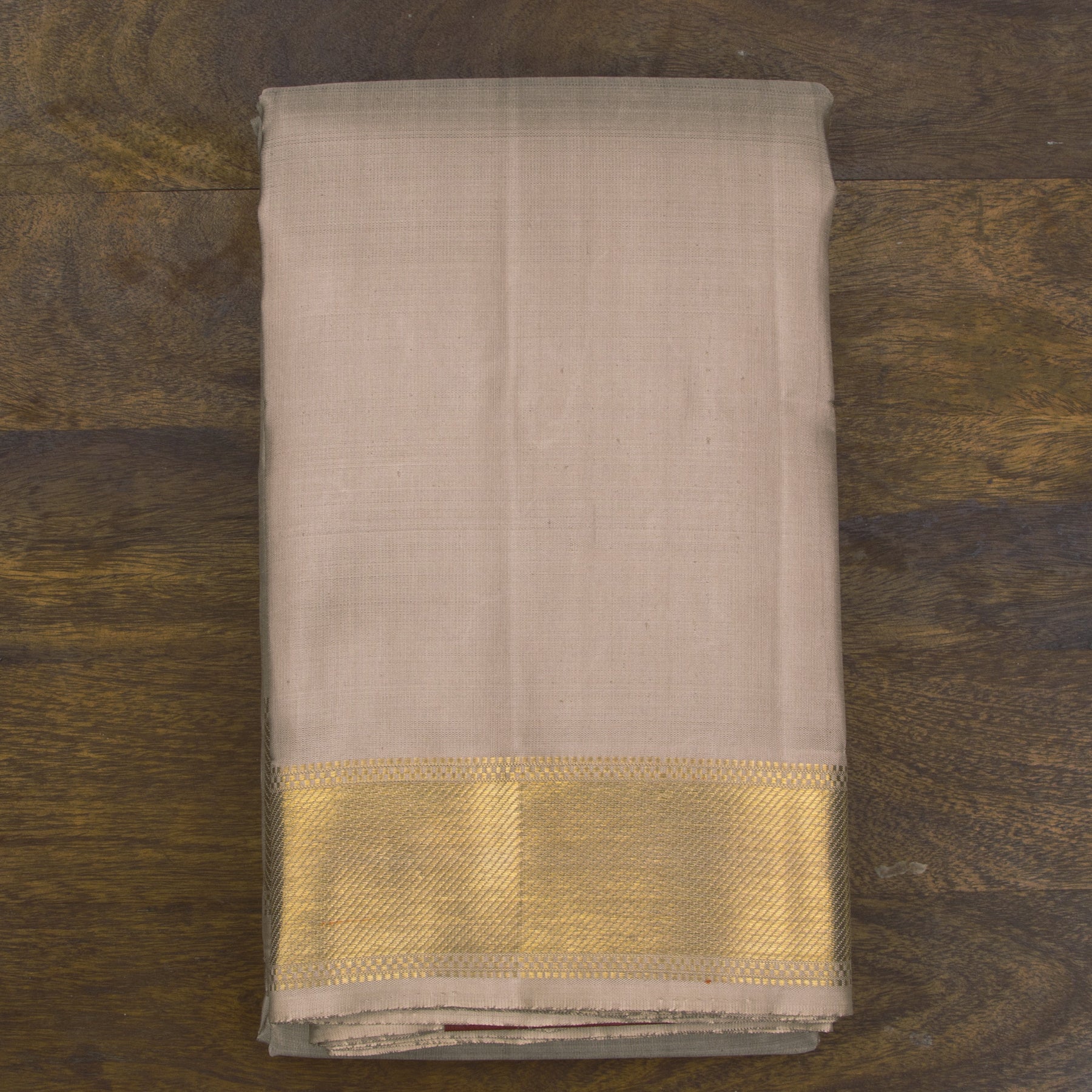 Kanakavalli Kanjivaram Silk Angavastram CO-ORD 25-110-AF001-01325 - Folded View