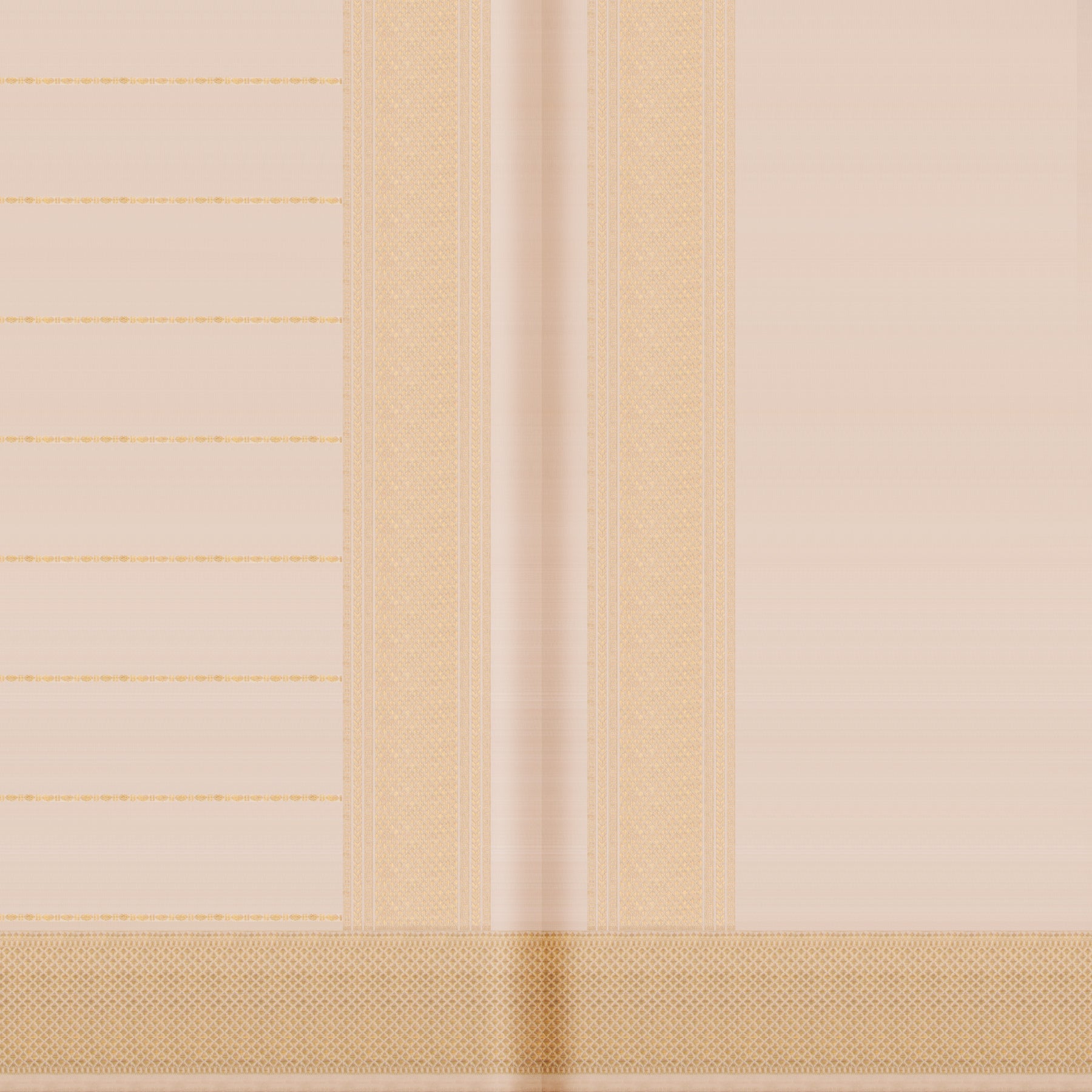 Kanakavalli Kanjivaram Silk Angavastram CO-ORD 25-110-AF001-03272 - Angavastram View