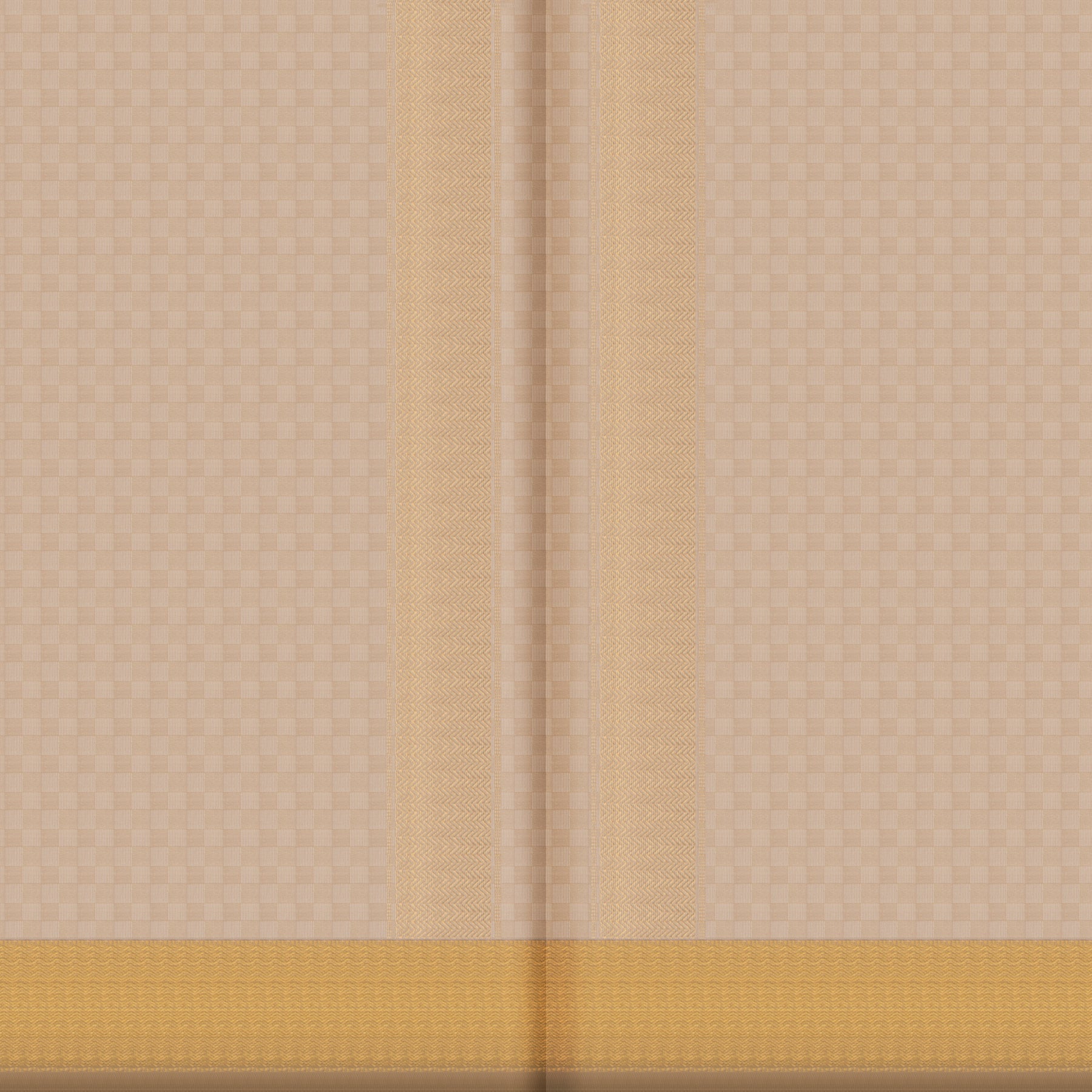 Kanakavalli Kanjivaram Silk Angavastram CO-ORD 25-110-AF001-03274 - Angavastram View