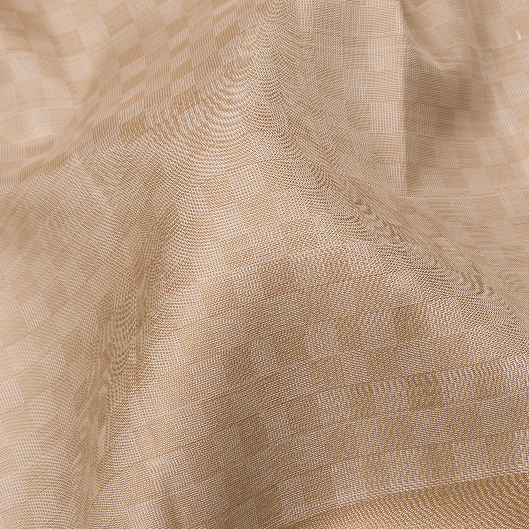 Kanakavalli Kanjivaram Silk Angavastram CO-ORD 25-110-AF001-03274 - Detailed Fabric View