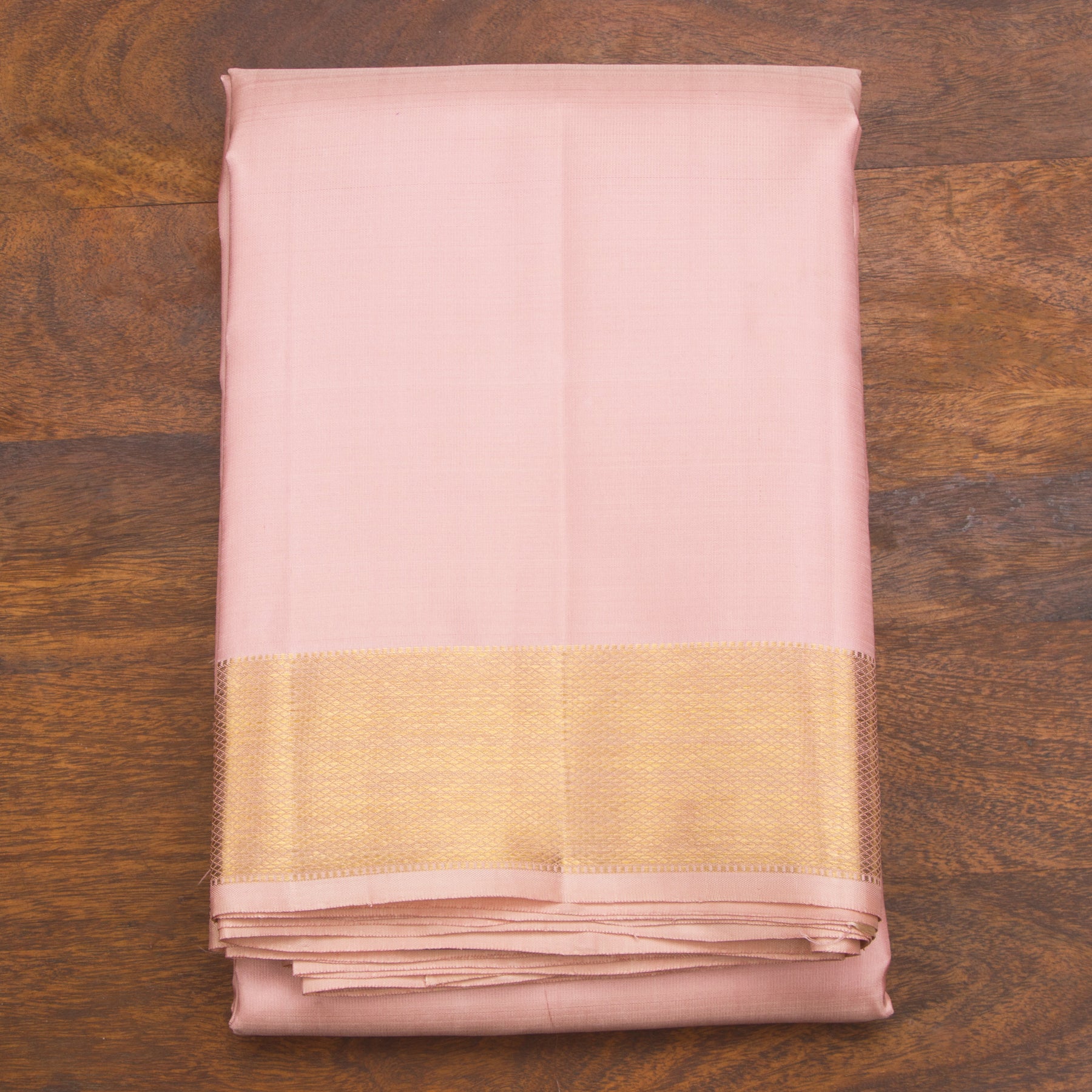 Kanakavalli Kanjivaram Silk Angavastram CO-ORD 25-110-AF001-03288 - Folded View