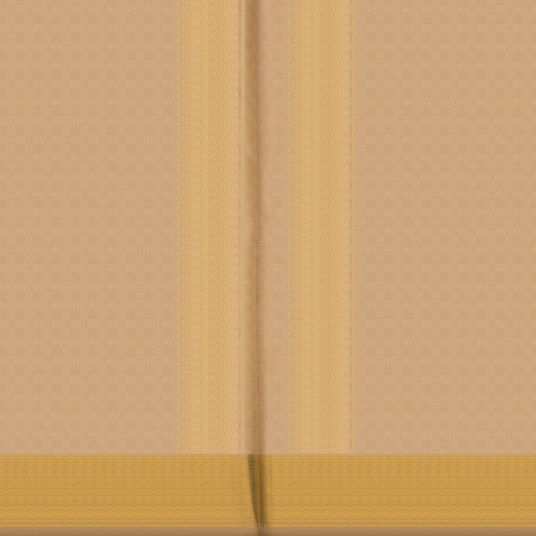 Kanakavalli Kanjivaram Silk Angavastram CO-ORD 25-110-AF001-03291 - Angavastram View