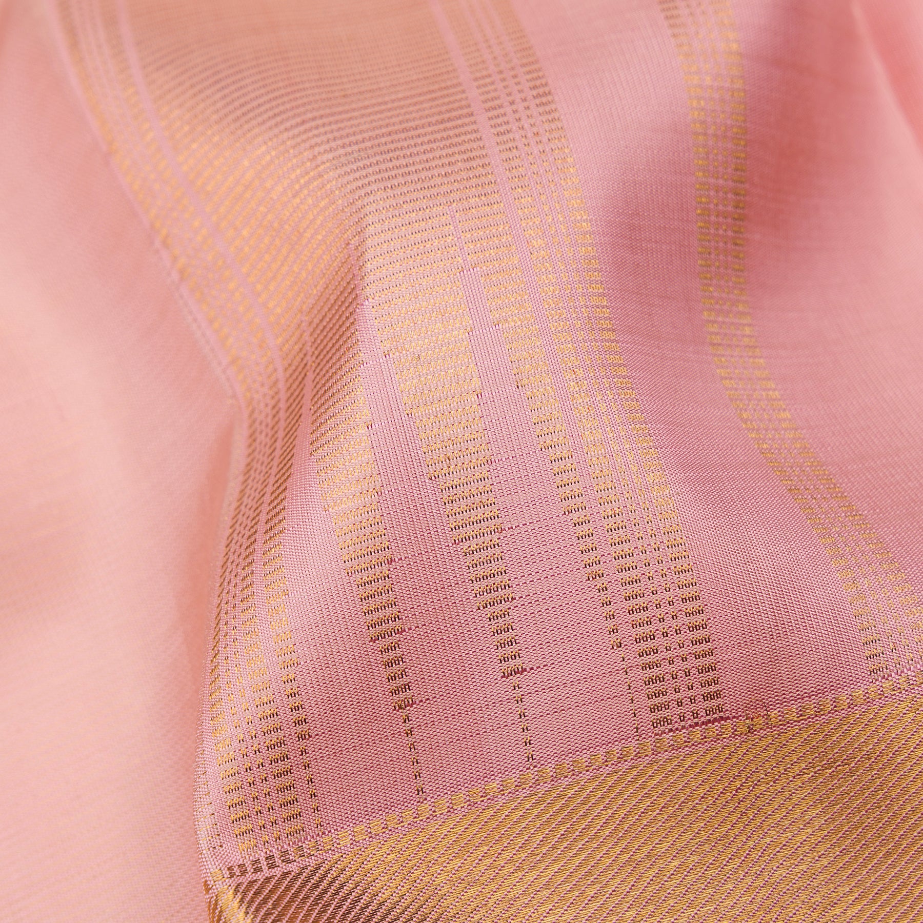 Kanakavalli Kanjivaram Silk Angavastram CO-ORD 25-110-AF001-04488 - Detailed Fabric View