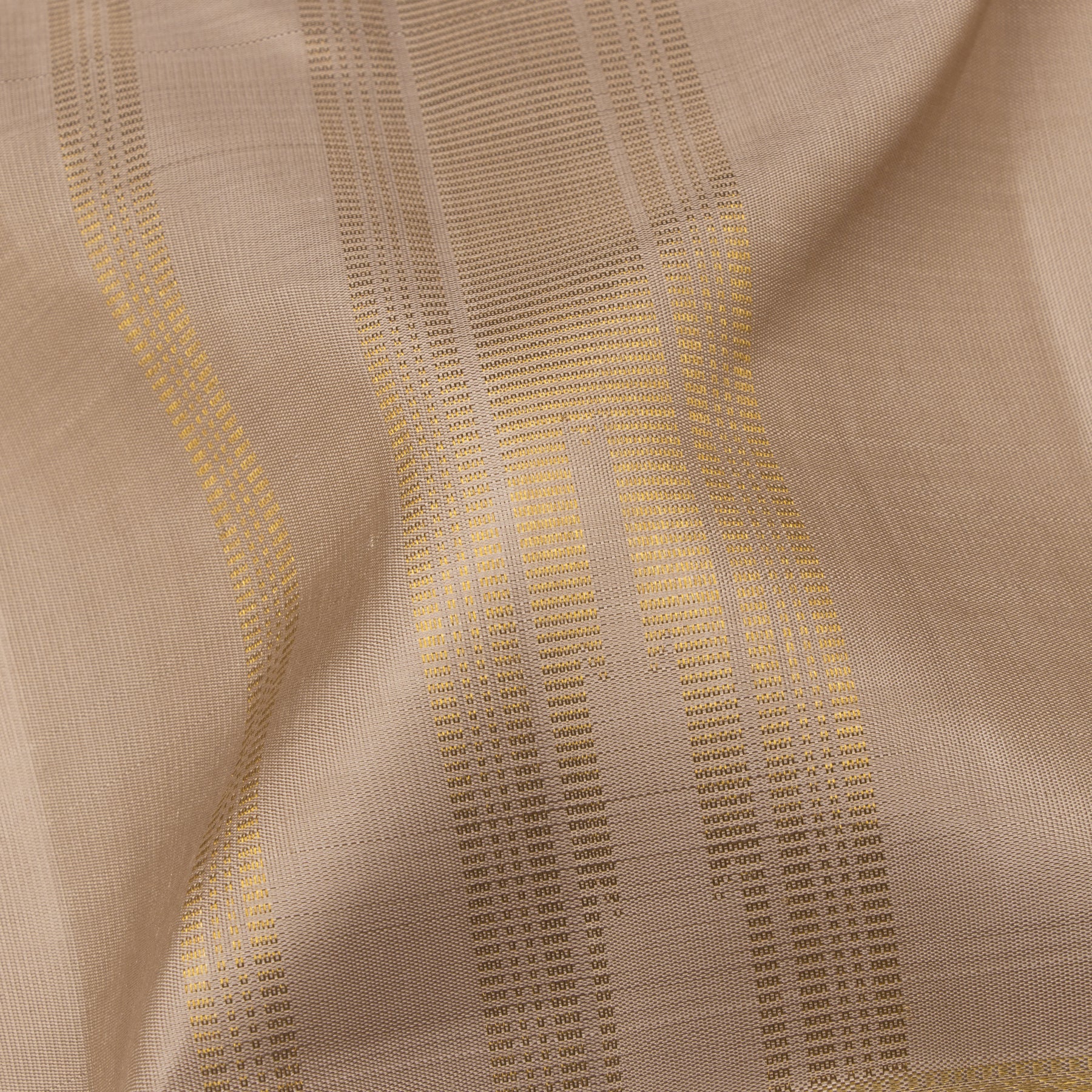 Kanakavalli Kanjivaram Silk Angavastram CO-ORD 25-110-AF001-04490 - Detailed Fabric View