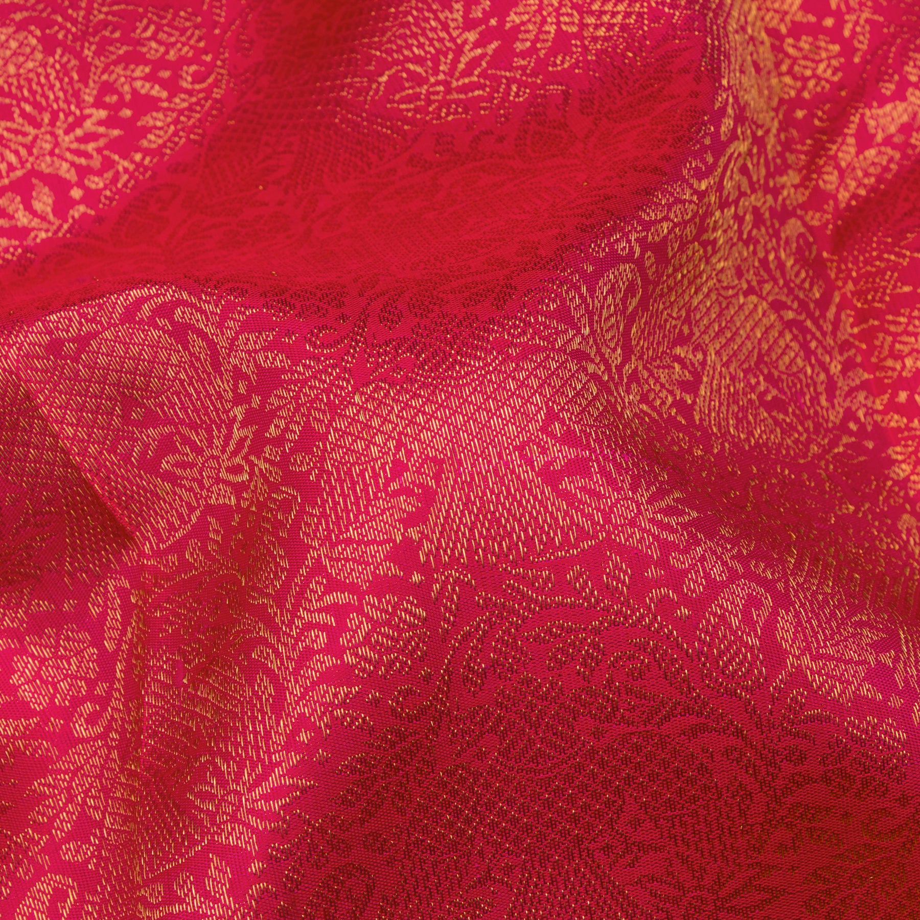 Kanakavalli Kanjivaram Silk Sari 25-110-HS001-00694 - Fabric View