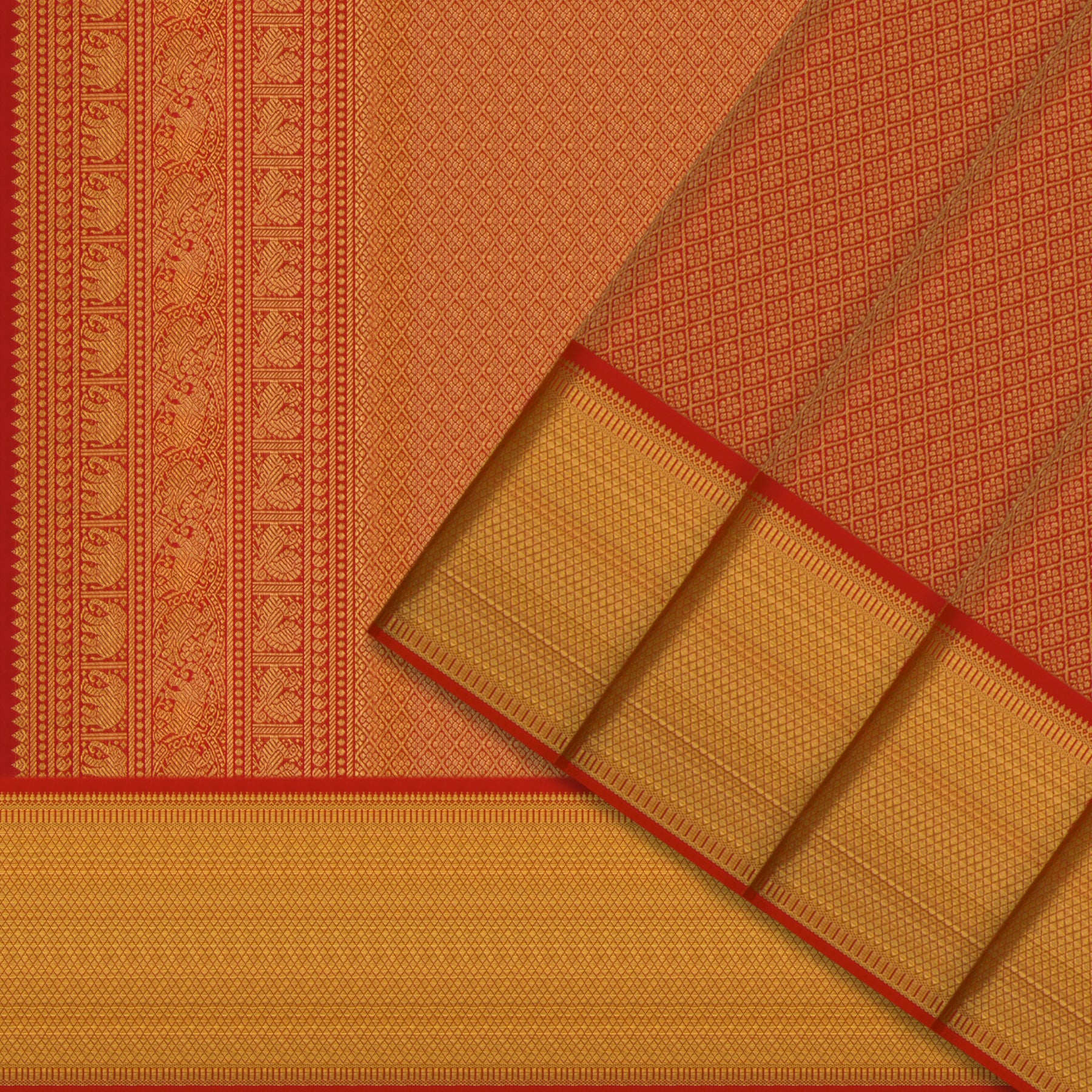 Kanakavalli Kanjivaram Silk Sari 25-110-HS001-00696 - Cover View