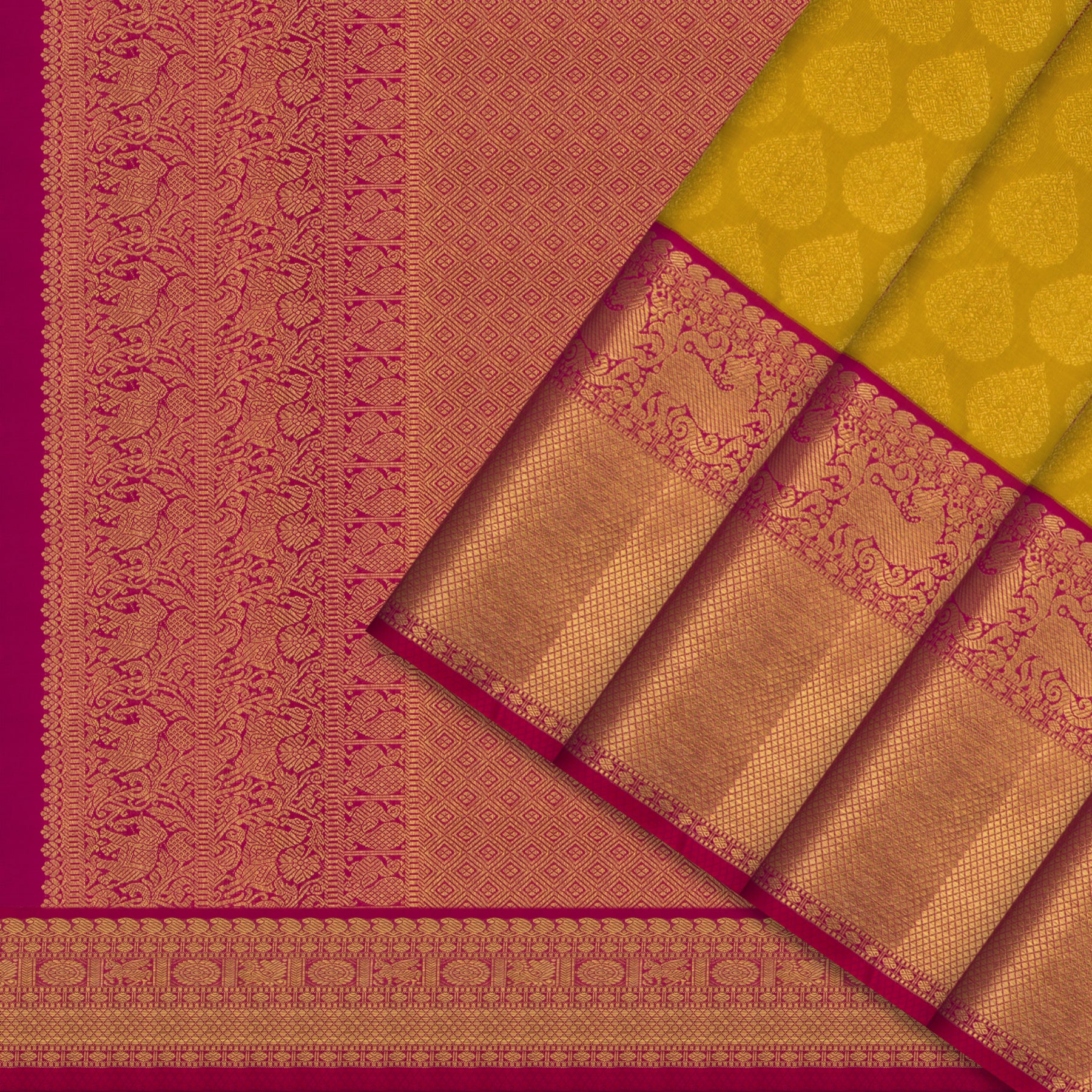 Kanakavalli Kanjivaram Silk Sari 25-110-HS001-00718 - Cover View