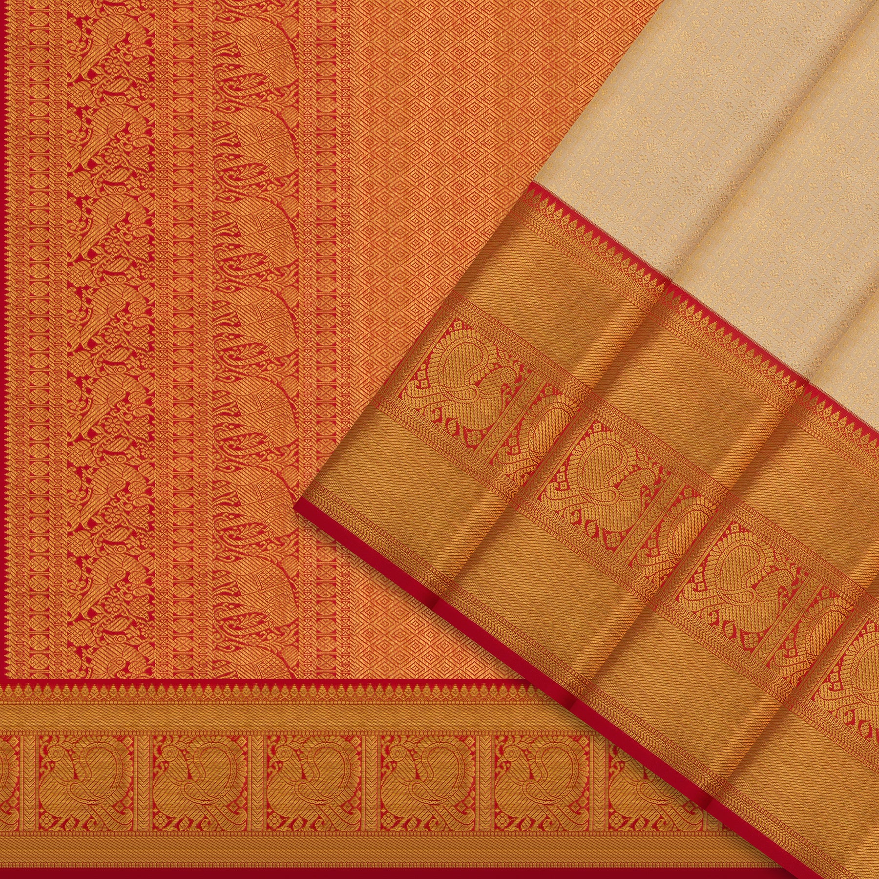 Kanakavalli Kanjivaram Silk Sari 25-110-HS001-00748 - Cover View