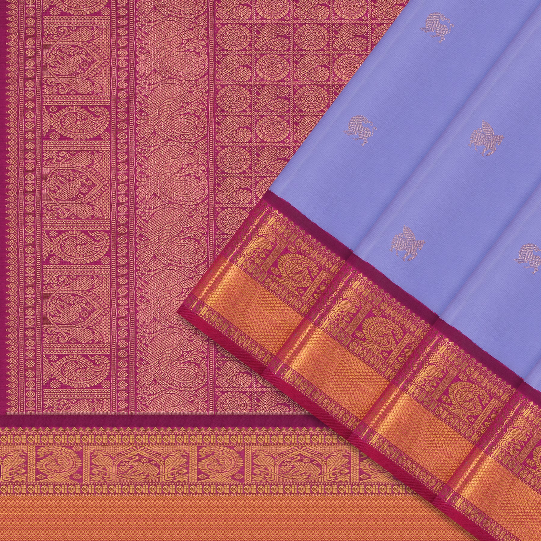 Kanakavalli Kanjivaram Silk Sari 25-110-HS001-00761 - Cover View