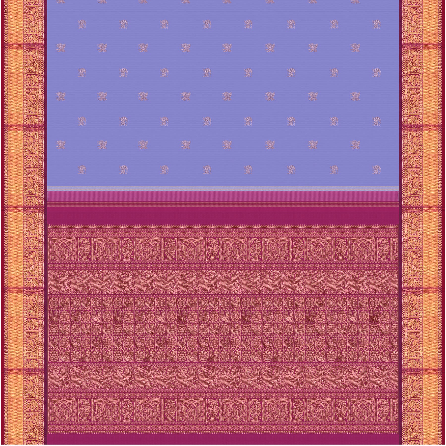 Kanakavalli Kanjivaram Silk Sari 25-110-HS001-00761 - Full View