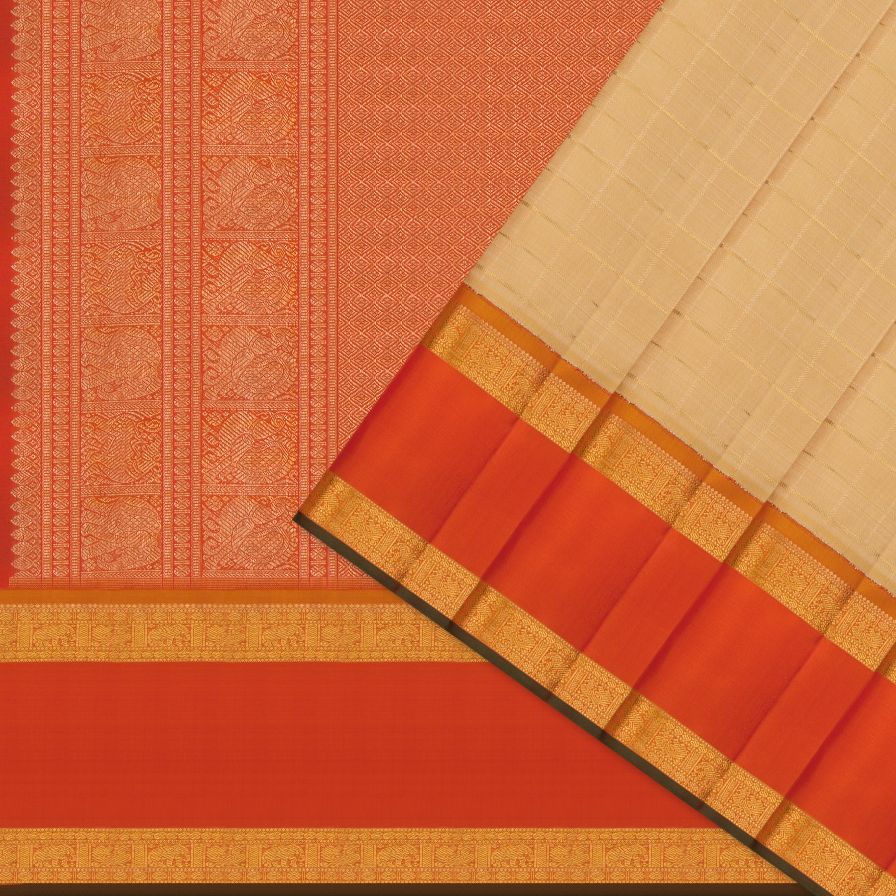 Kanakavalli Kanjivaram Silk Sari 25-110-HS001-00767 - Cover View