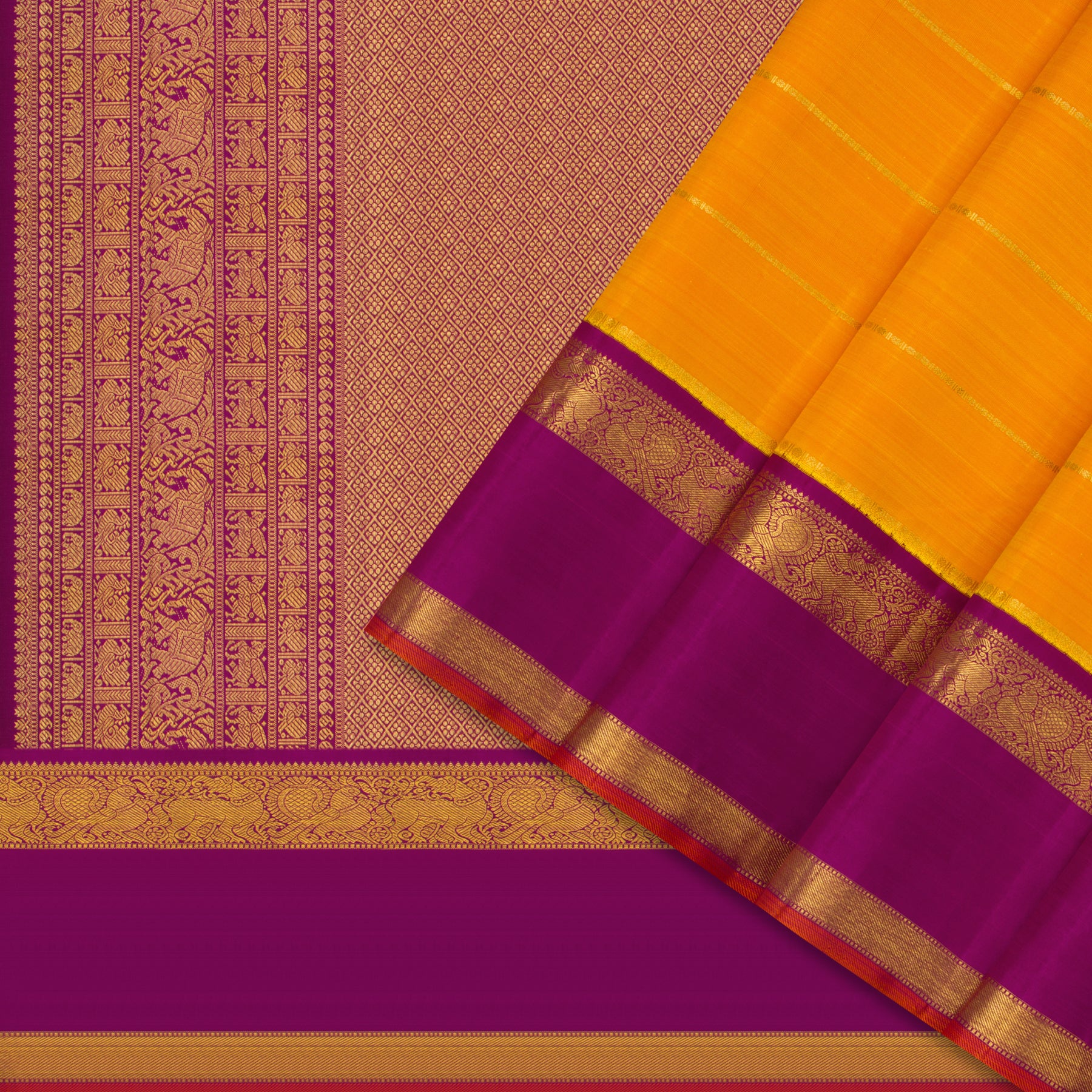 Kanakavalli Kanjivaram Silk Sari 25-110-HS001-00769 - Cover View